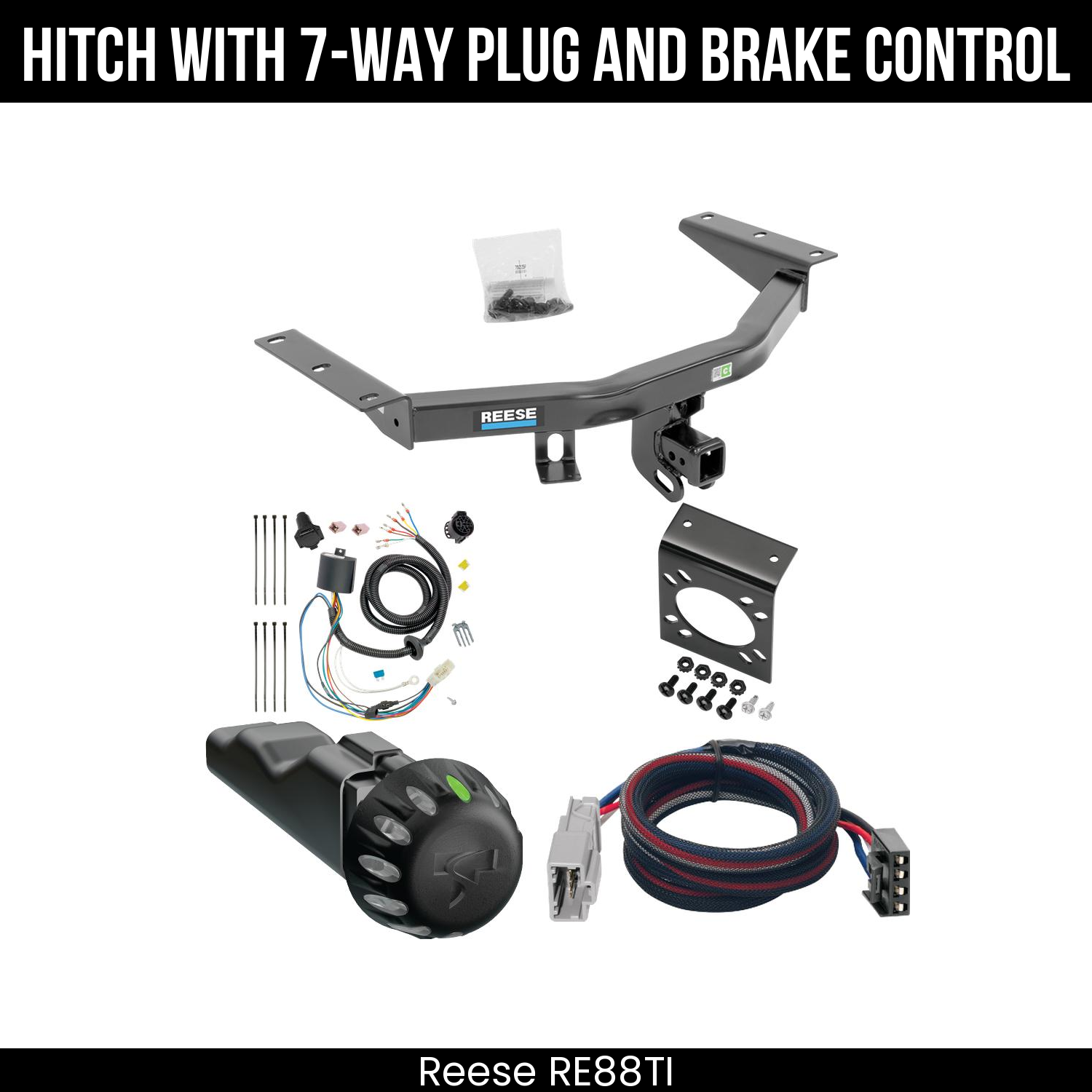 Trailer Hitch , 7-Way , Tekonsha Voyager iD Smart Brake Control