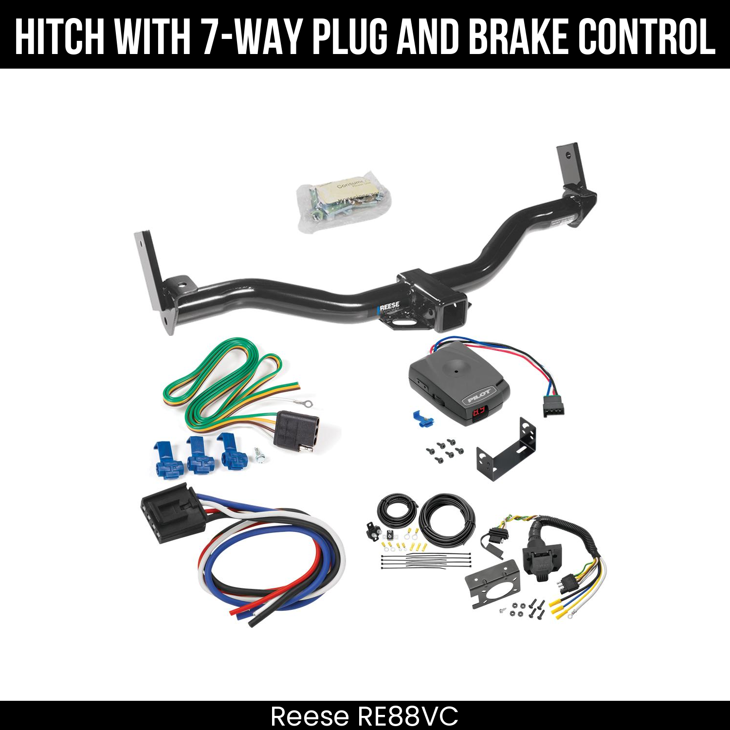 Trailer Hitch , 7-Way , Pro Series Pilot Brake Control