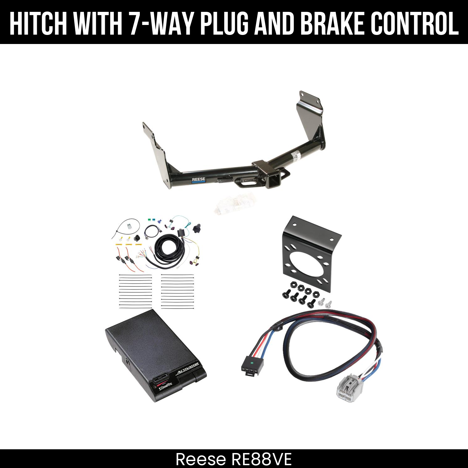 Trailer Hitch , 7-Way , Draw-Tite Activator Brake Control