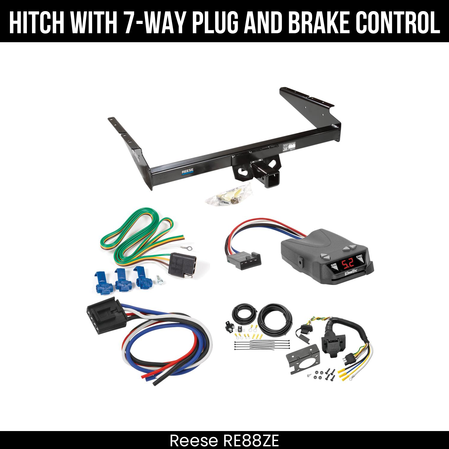 Trailer Hitch , 7-Way , Draw-Tite Activator IV Brake Control