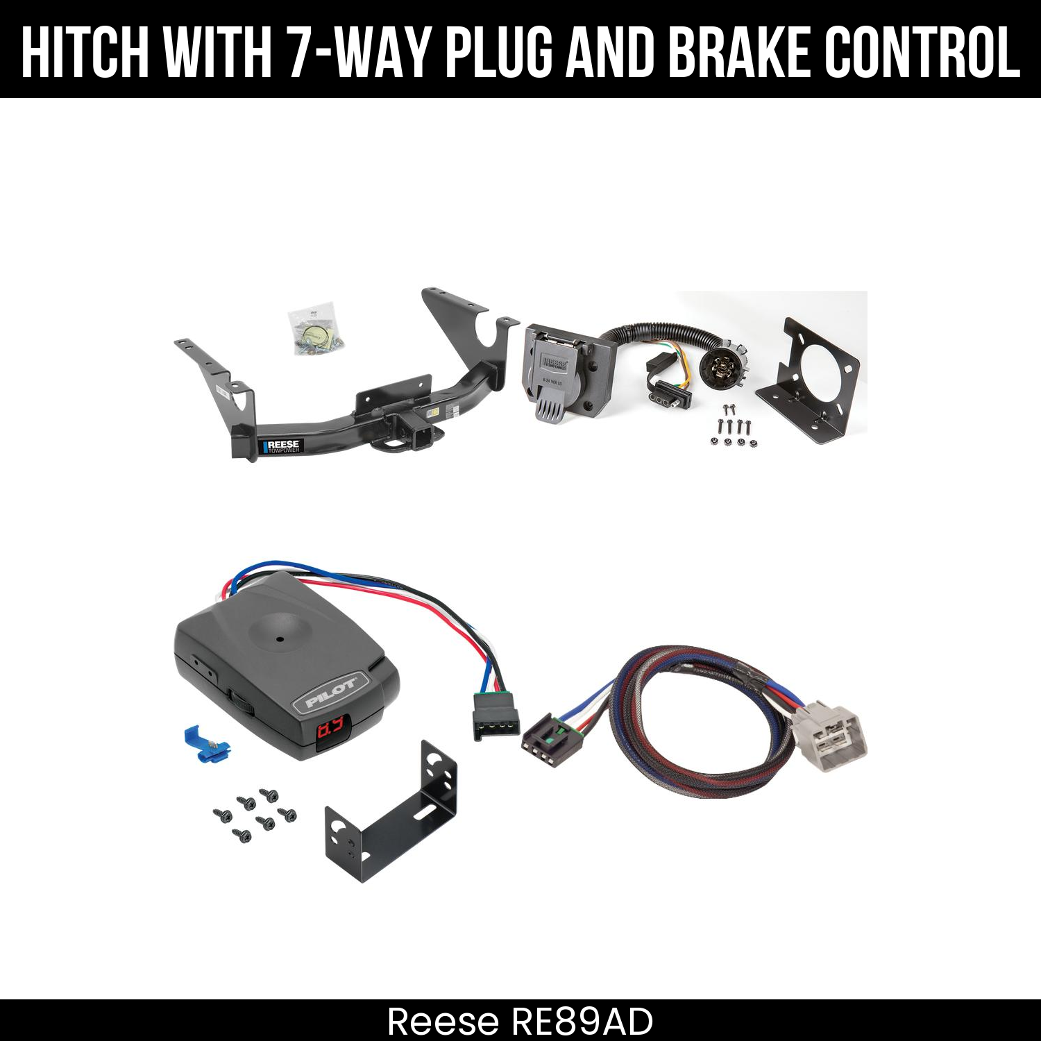 Trailer Hitch , 7-Way , Pro Series Pilot Brake Control