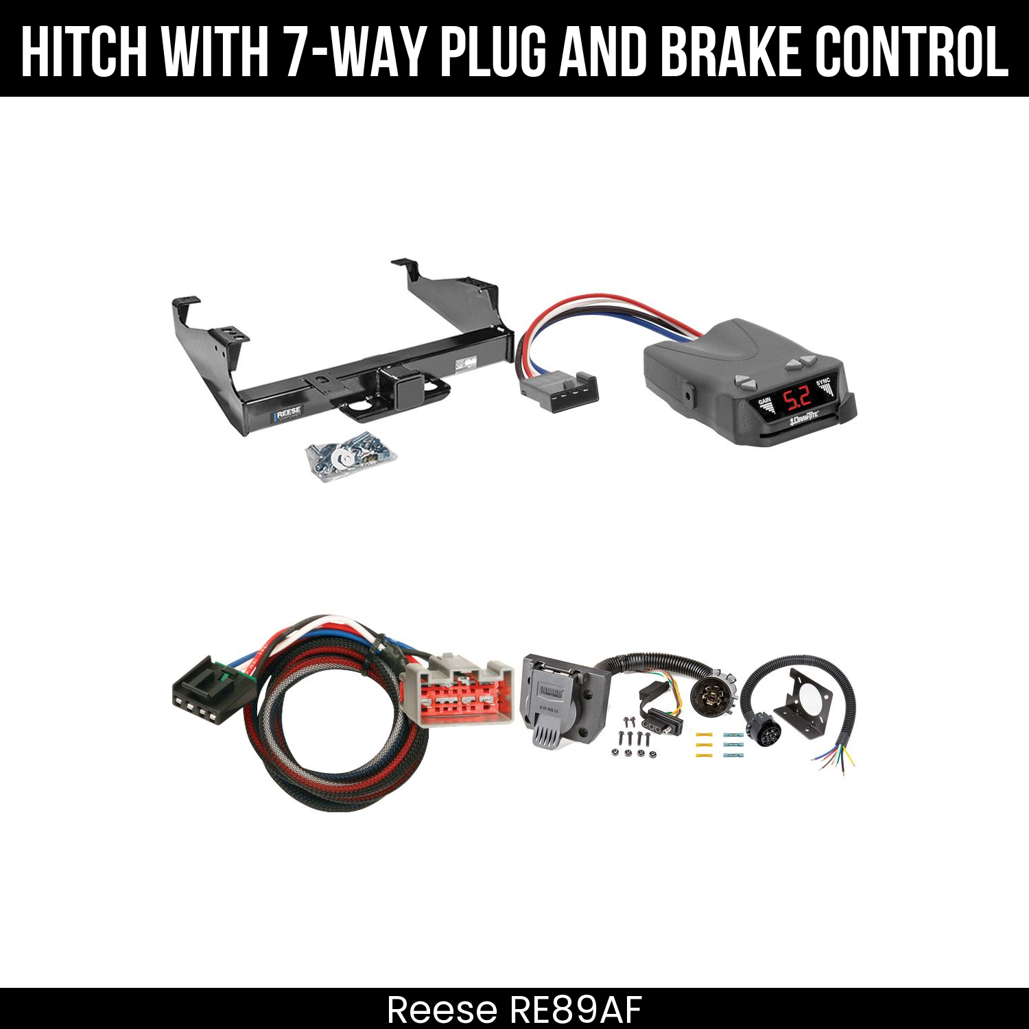 Trailer Hitch , 7-Way , Draw-Tite Activator IV Brake Control