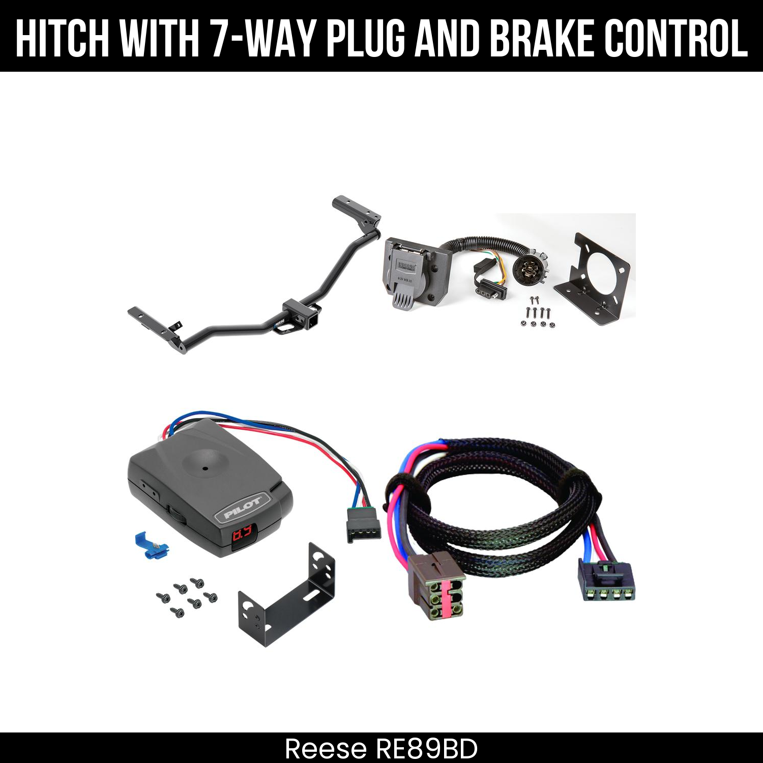 Trailer Hitch , 7-Way , Pro Series Pilot Brake Control
