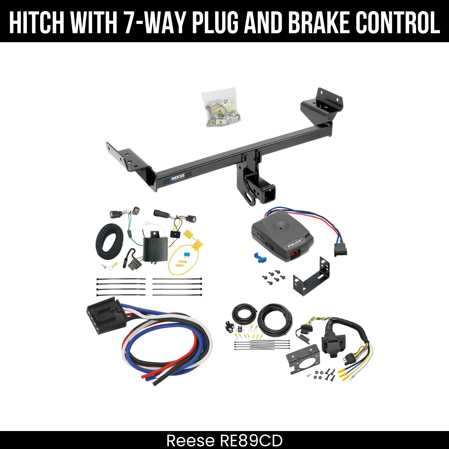 Trailer Hitch , 7-Way , Pro Series Pilot Brake Control