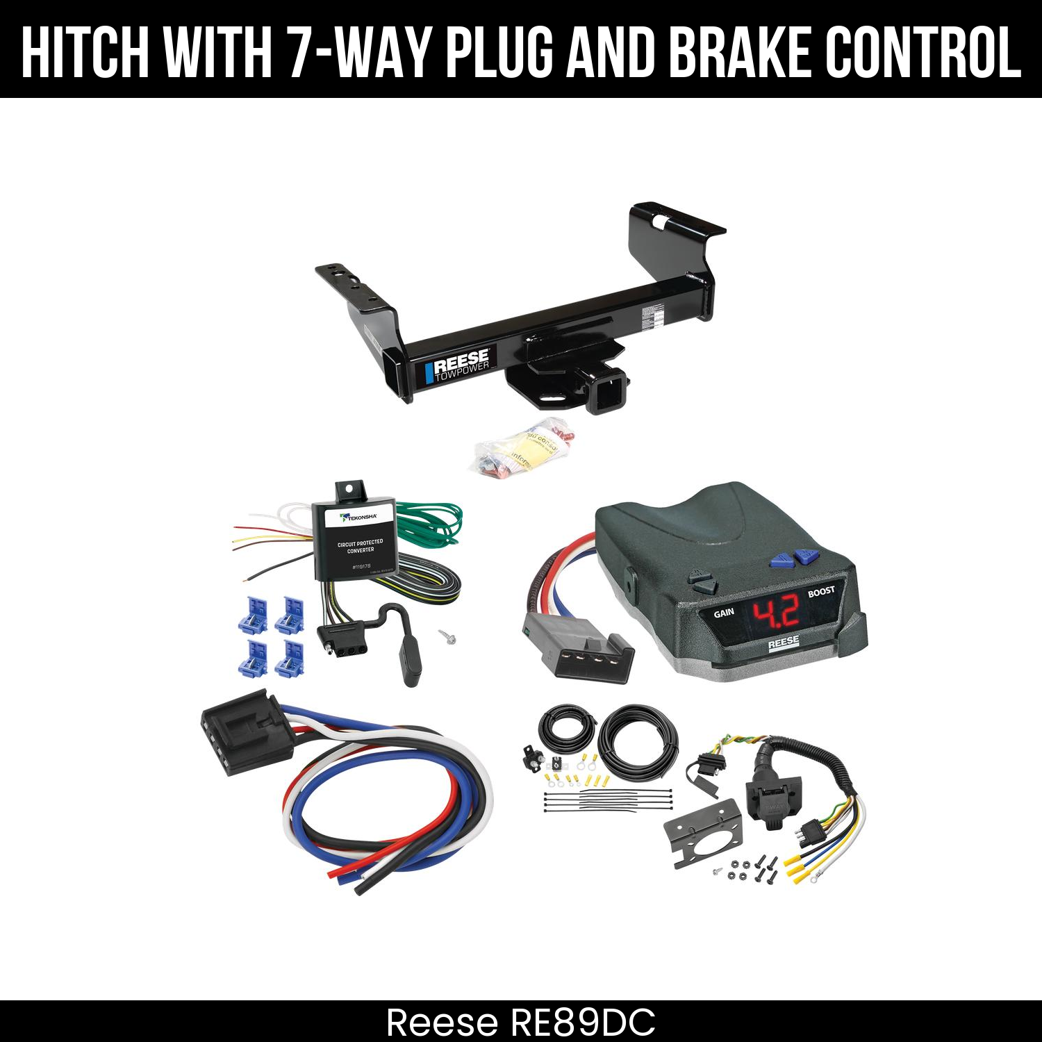 Trailer Hitch , 7-Way , Reese Brake EVN Control