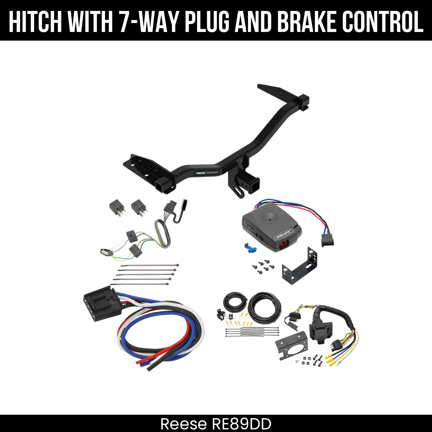 Trailer Hitch , 7-Way , Pro Series Pilot Brake Control