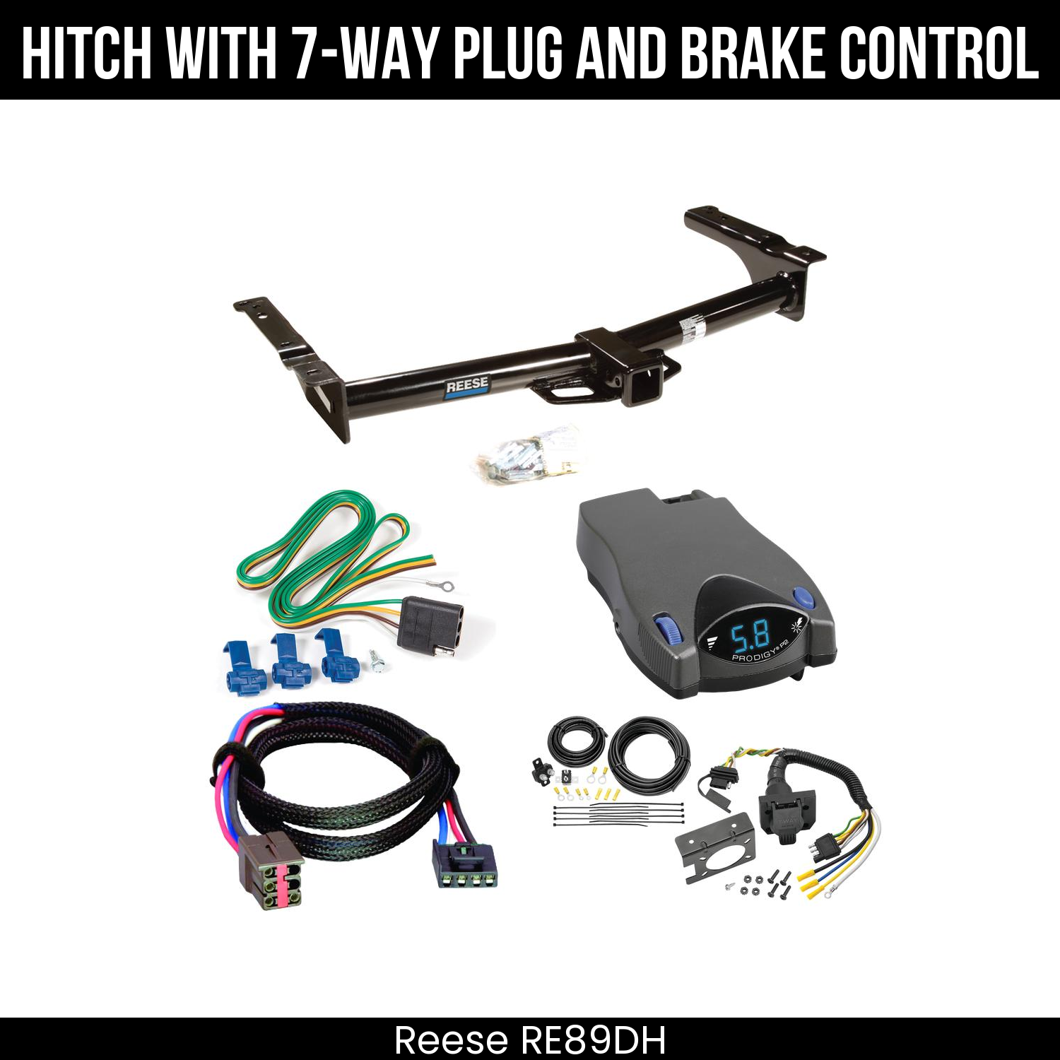 Trailer Hitch , 7-Way , Tekonsha Prodigy P2 Brake Control