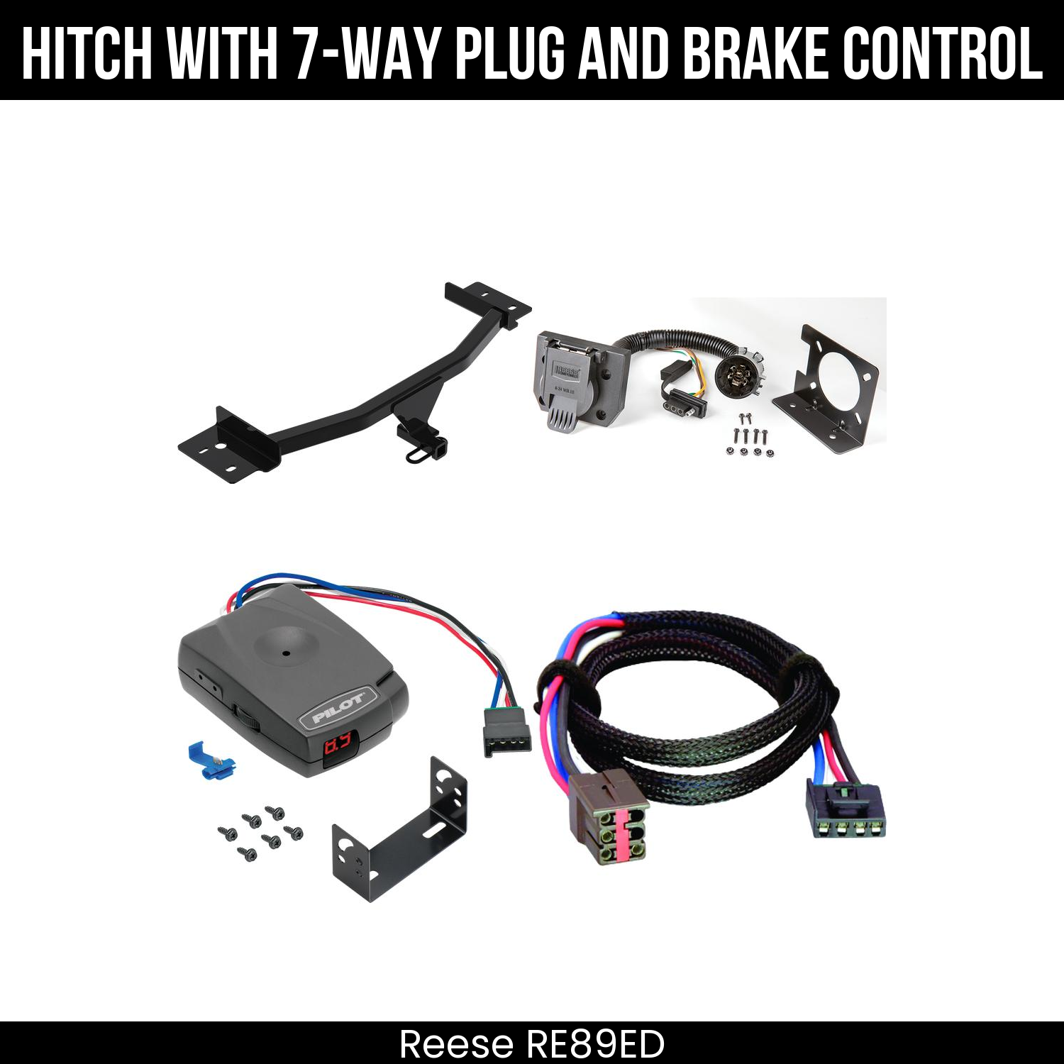 Trailer Hitch , 7-Way , Pro Series Pilot Brake Control