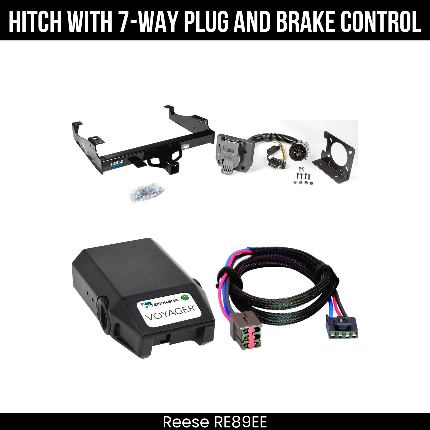 Trailer Hitch , 7-Way , Tekonsha Voyager Brake Control