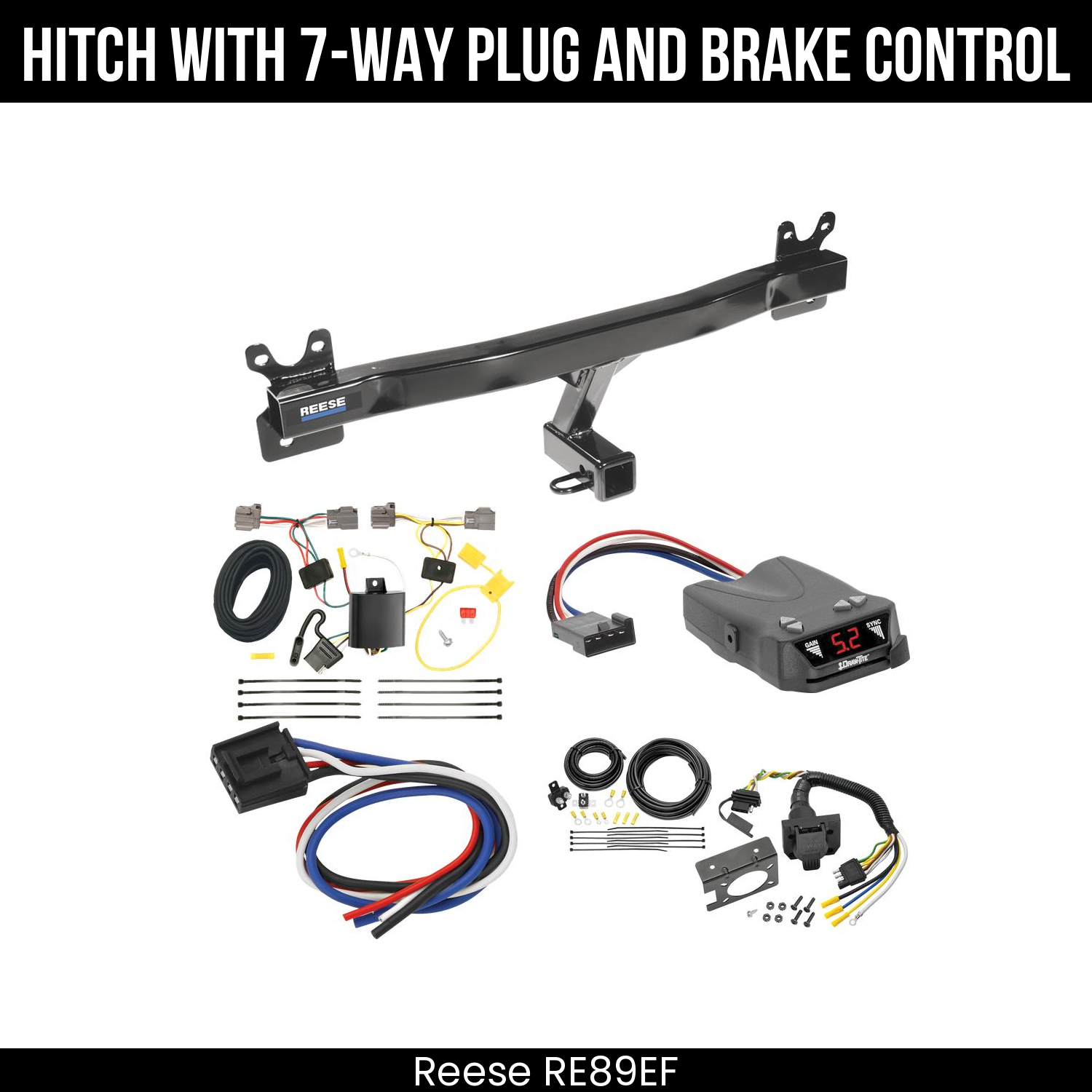 Trailer Hitch , 7-Way , Draw-Tite Activator IV Brake Control