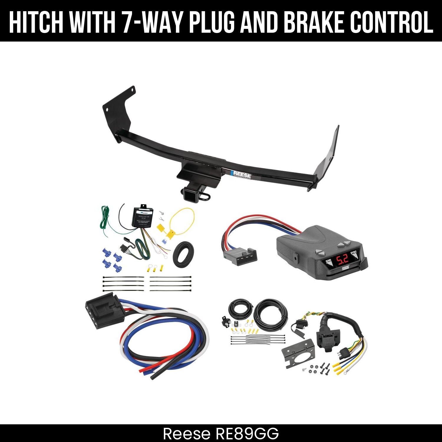 Trailer Hitch , 7-Way , Reese Brakeman IV Brake Control