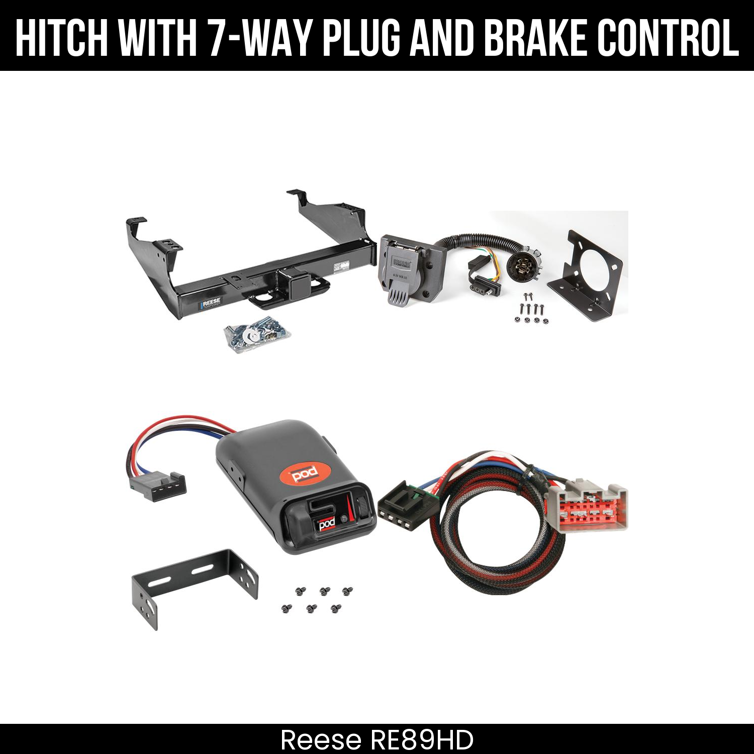 Trailer Hitch , 7-Way , Pro Series POD Brake Control