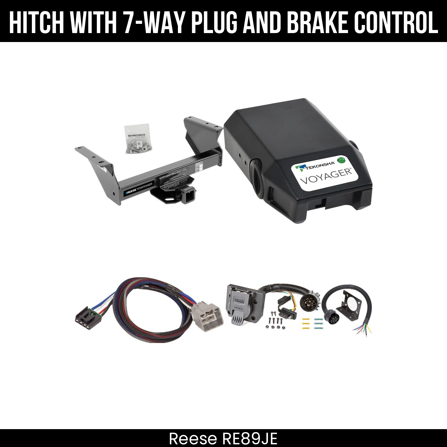 Trailer Hitch , 7-Way , Tekonsha Voyager Brake Control