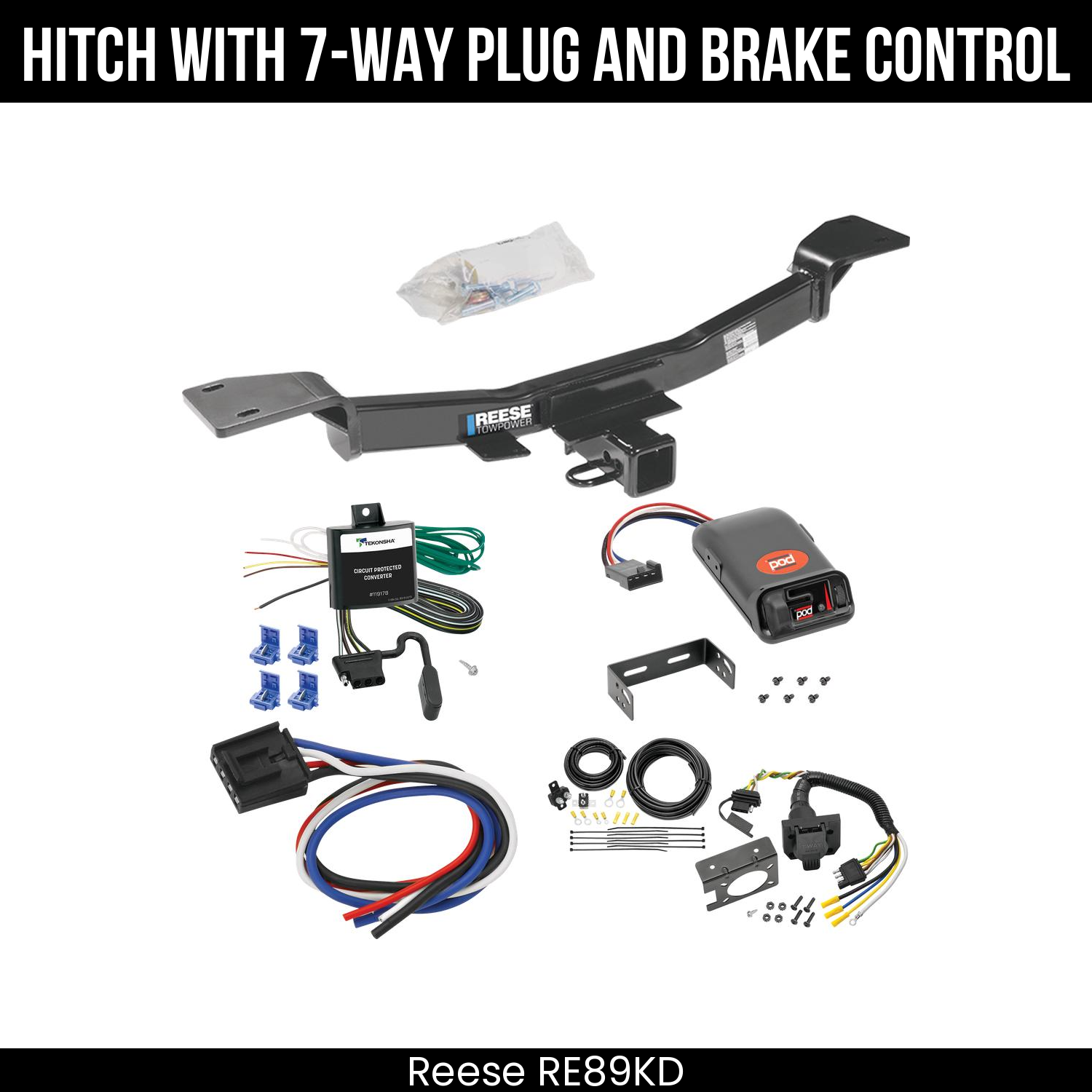 Trailer Hitch , 7-Way , Pro Series POD Brake Control