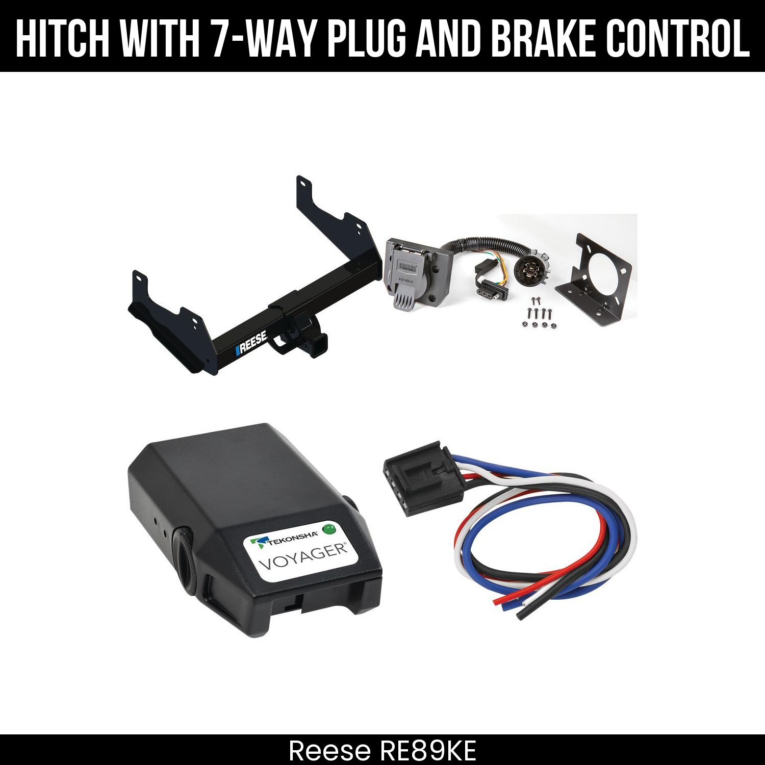 Trailer Hitch , 7-Way , Tekonsha Voyager Brake Control