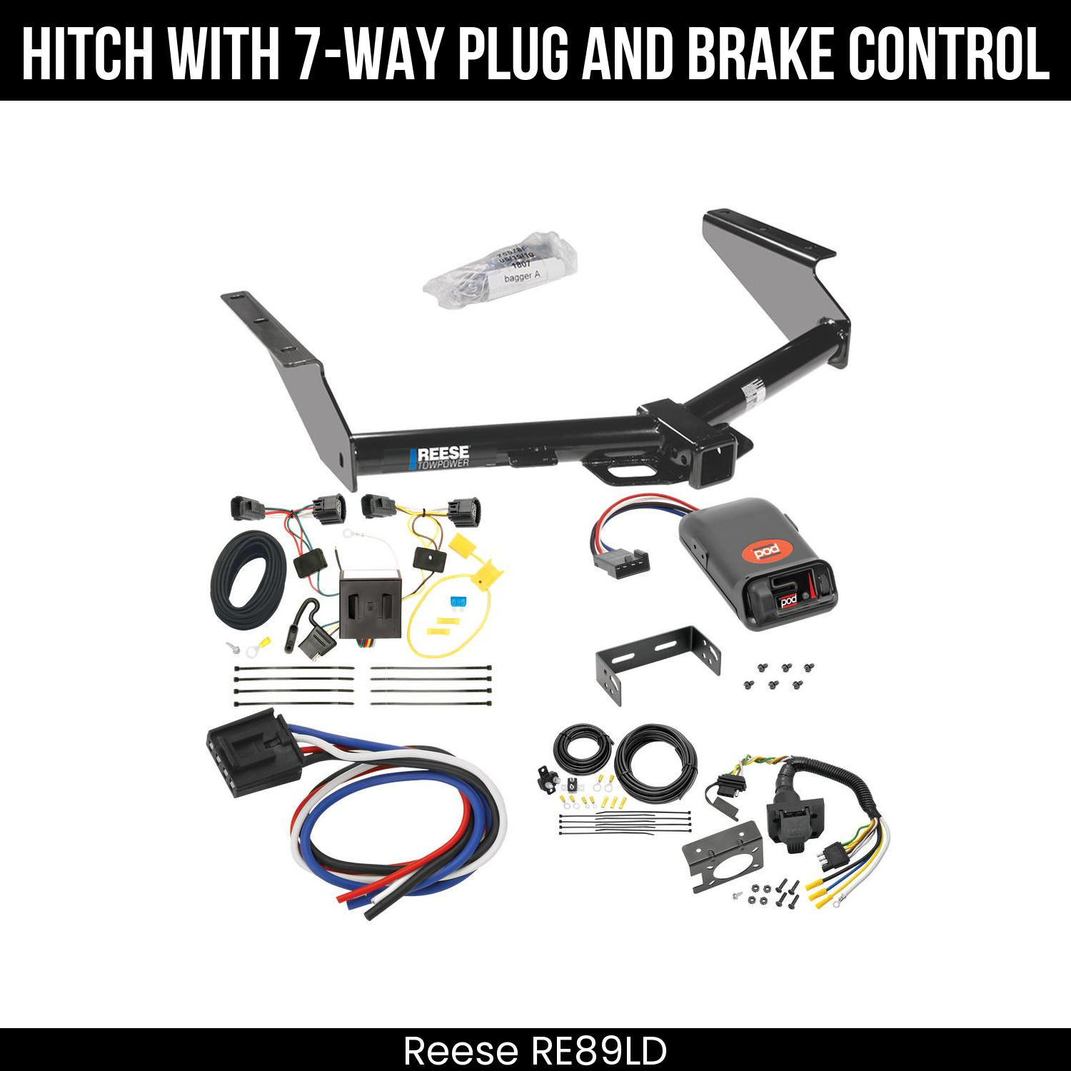 Trailer Hitch , 7-Way , Pro Series POD Brake Control