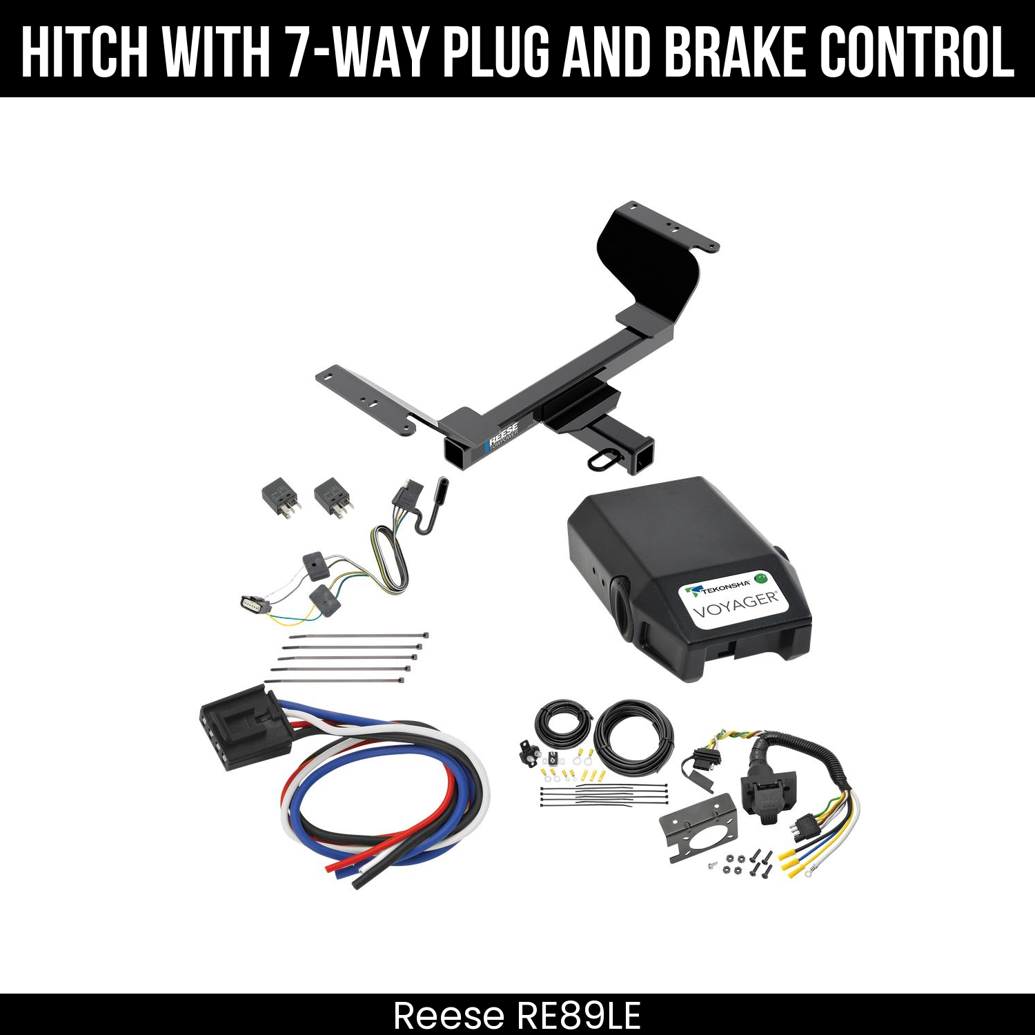 Trailer Hitch , 7-Way , Tekonsha Voyager Brake Control