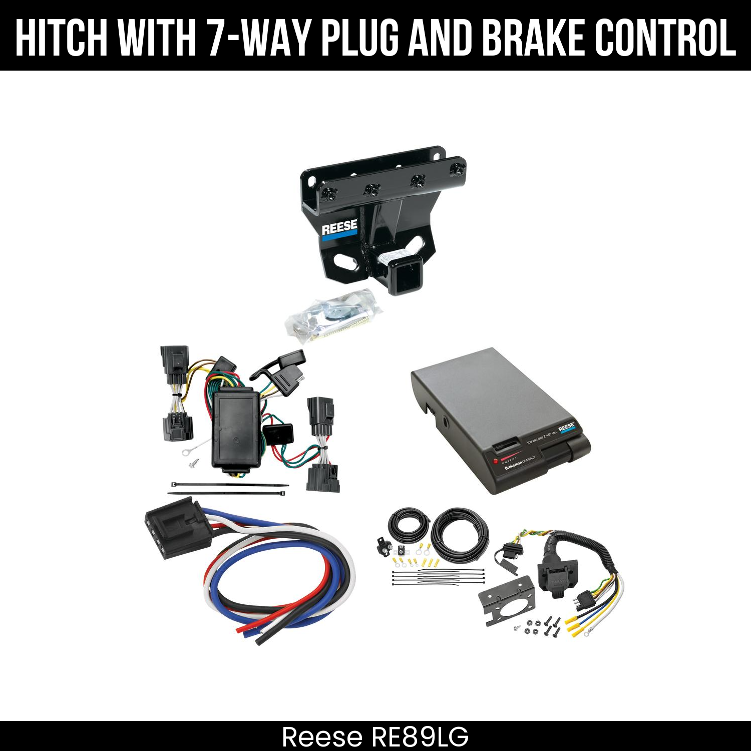 Trailer Hitch , 7-Way , Reese Brakeman Brake Control