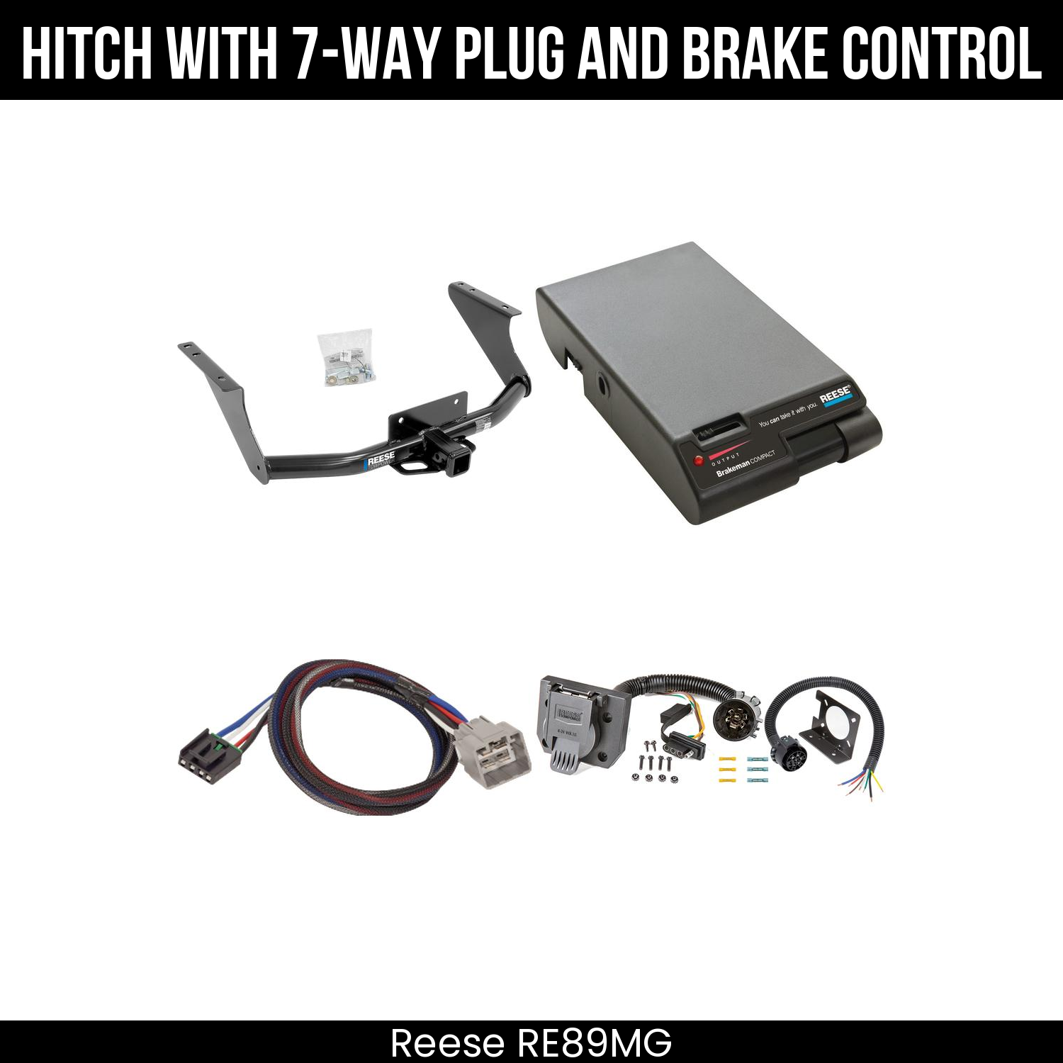 Trailer Hitch , 7-Way , Reese Brakeman Brake Control