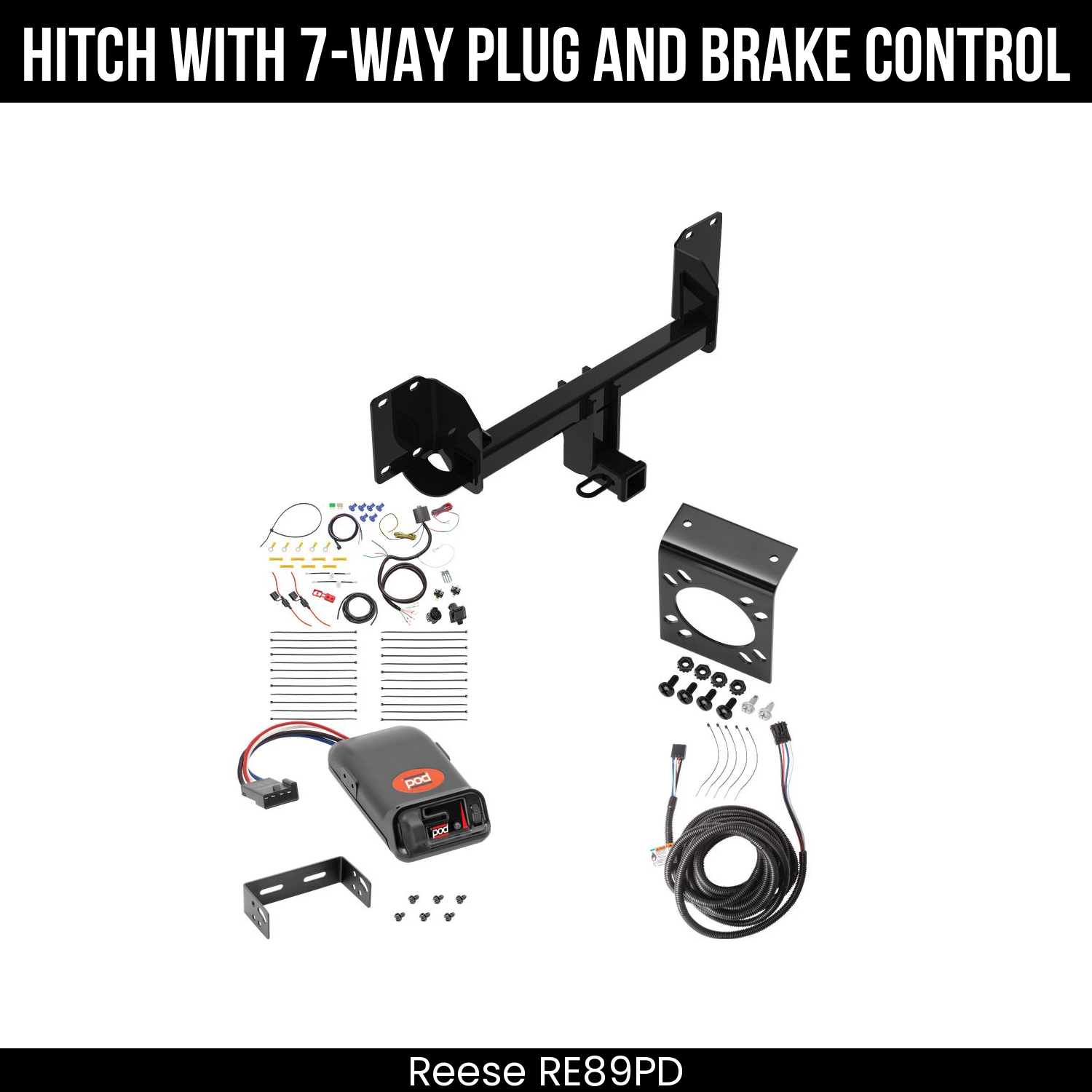 Trailer Hitch , 7-Way , Pro Series POD Brake Control