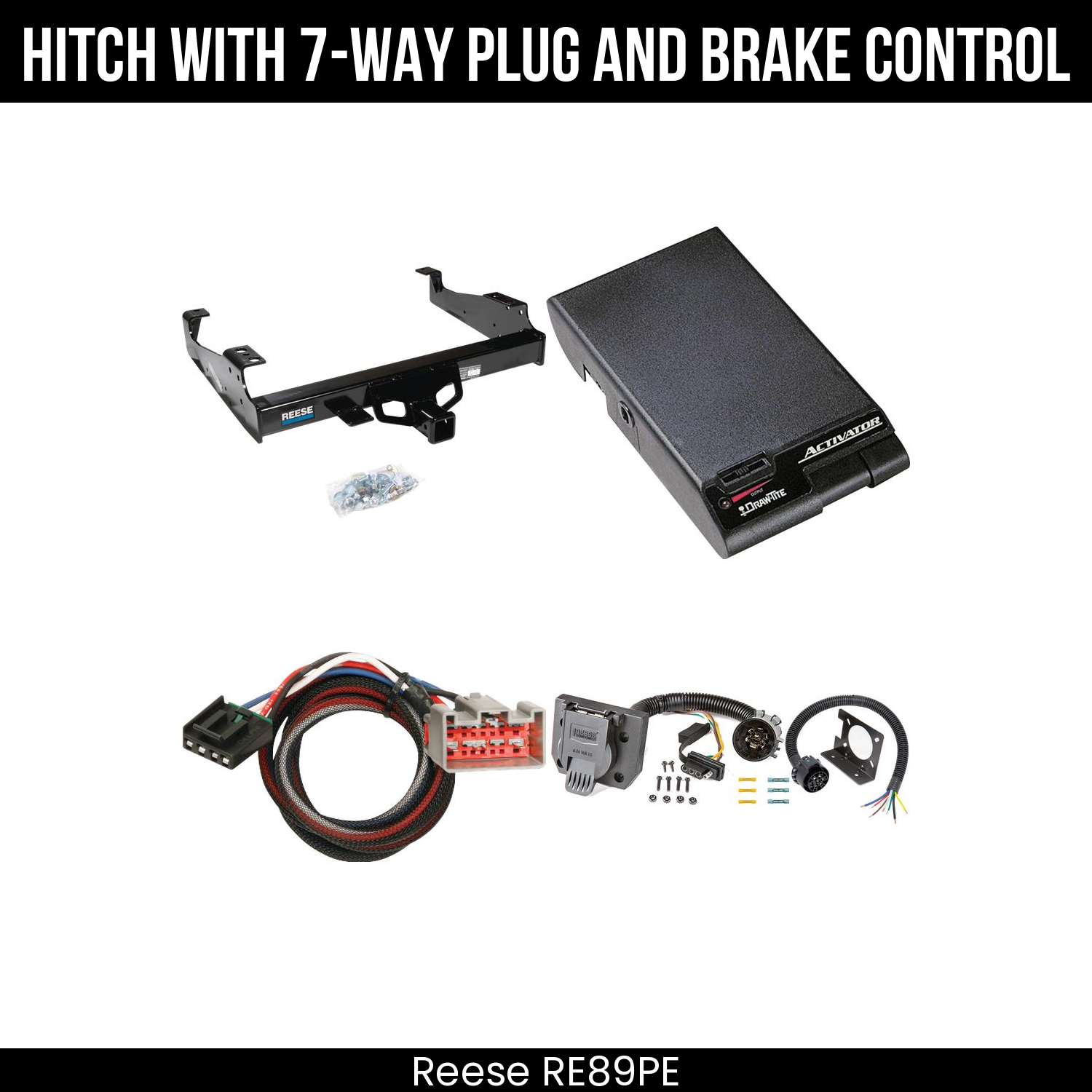 Trailer Hitch , 7-Way , Draw-Tite Activator Brake Control