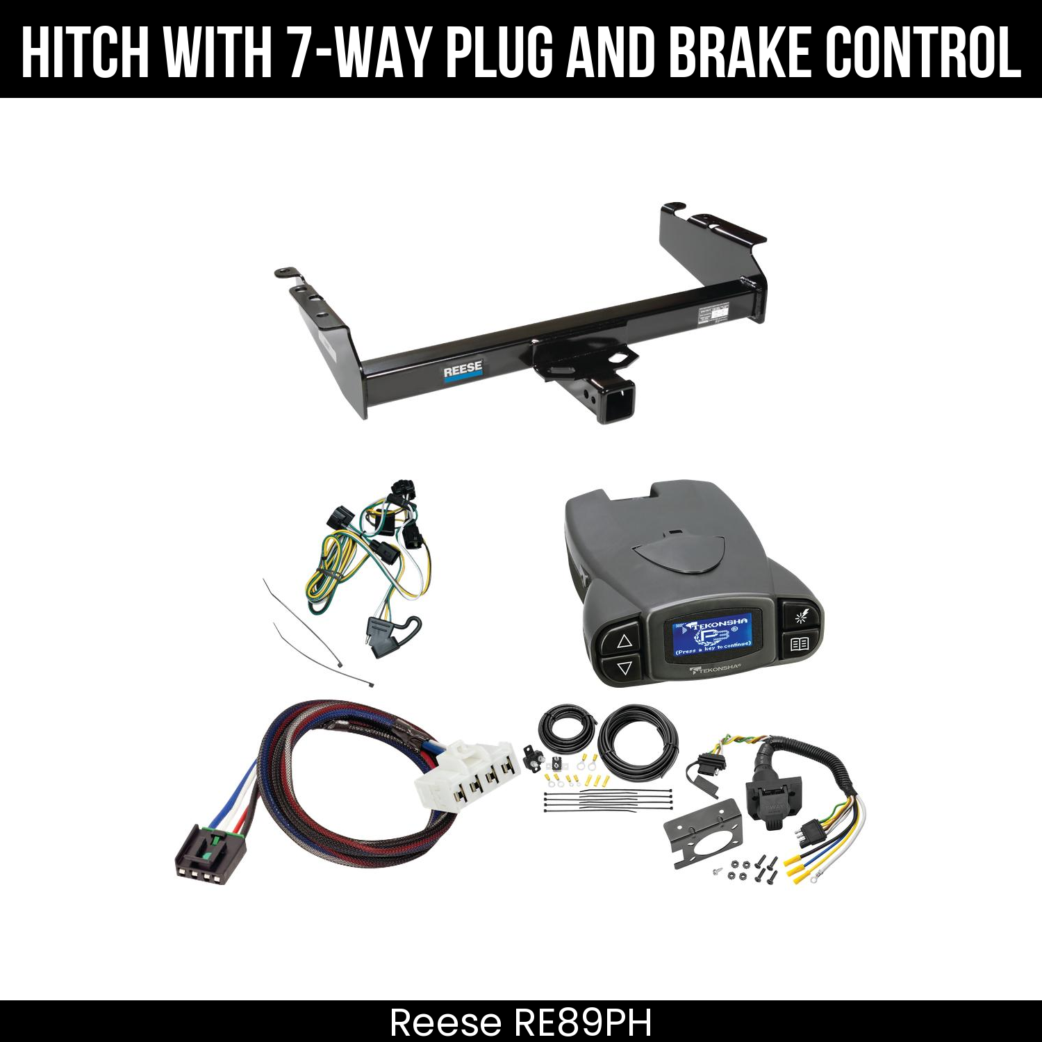 Trailer Hitch , 7-Way , Tekonsha Prodigy P3 Brake Control