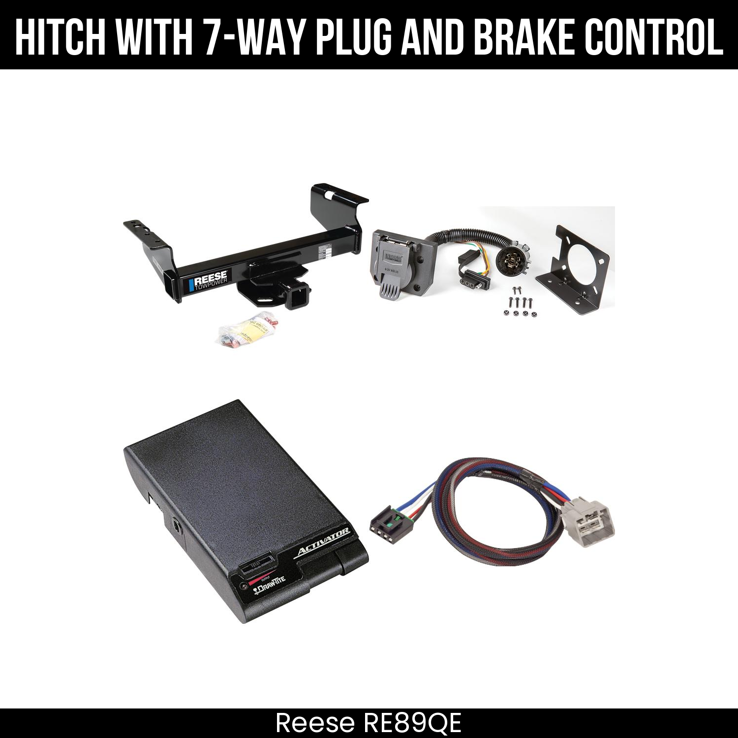 Trailer Hitch , 7-Way , Draw-Tite Activator Brake Control