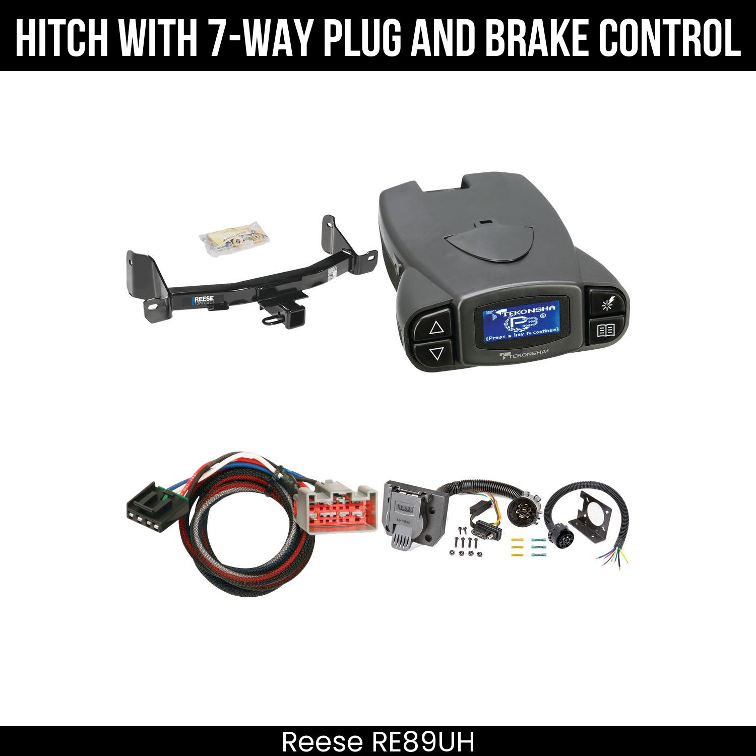 Trailer Hitch , 7-Way , Tekonsha Prodigy P3 Brake Control
