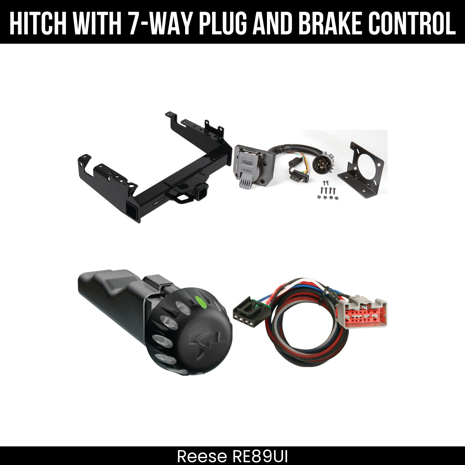 Trailer Hitch , 7-Way , Tekonsha Voyager iD Smart Brake Control