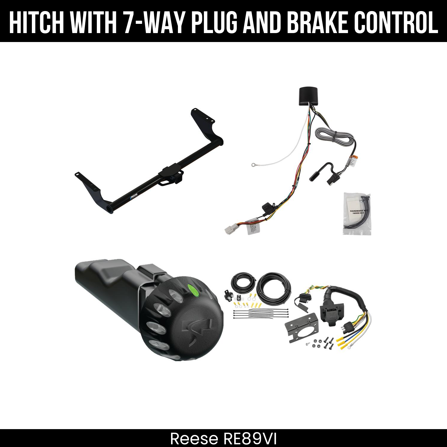 Trailer Hitch , 7-Way , Tekonsha Voyager iD Smart Brake Control