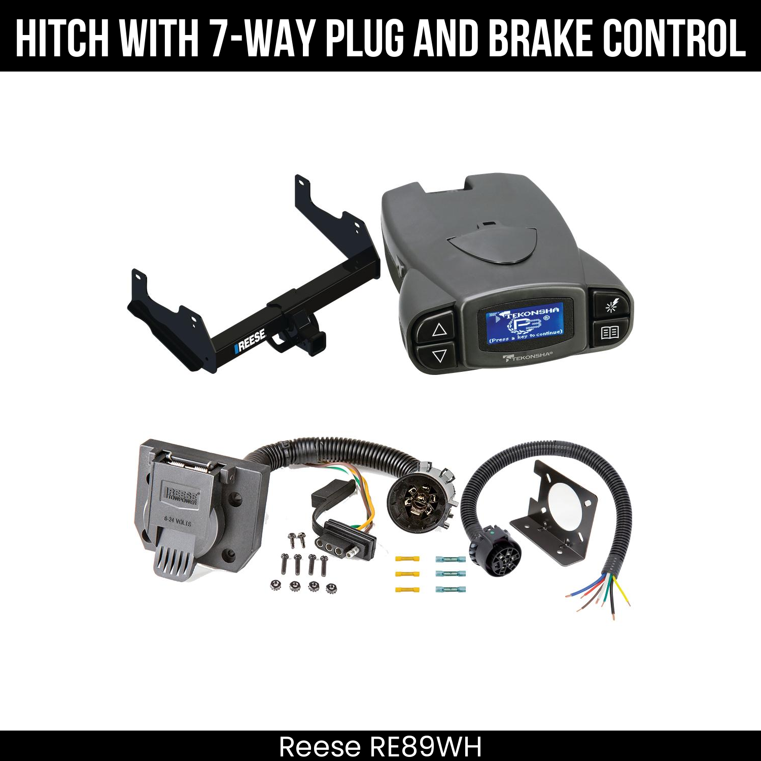 Trailer Hitch , 7-Way , Tekonsha Prodigy P3 Brake Control