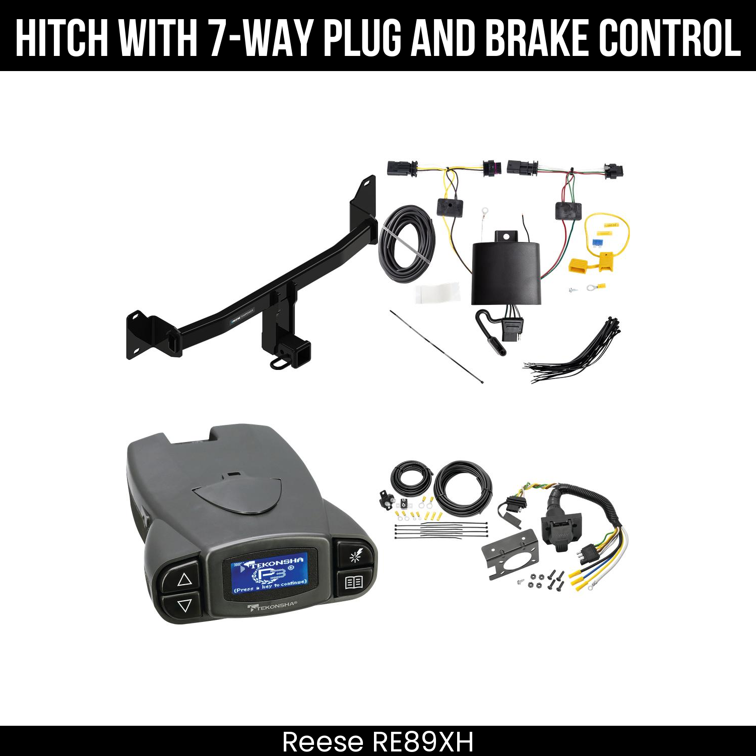 Trailer Hitch , 7-Way , Tekonsha Prodigy P3 Brake Control