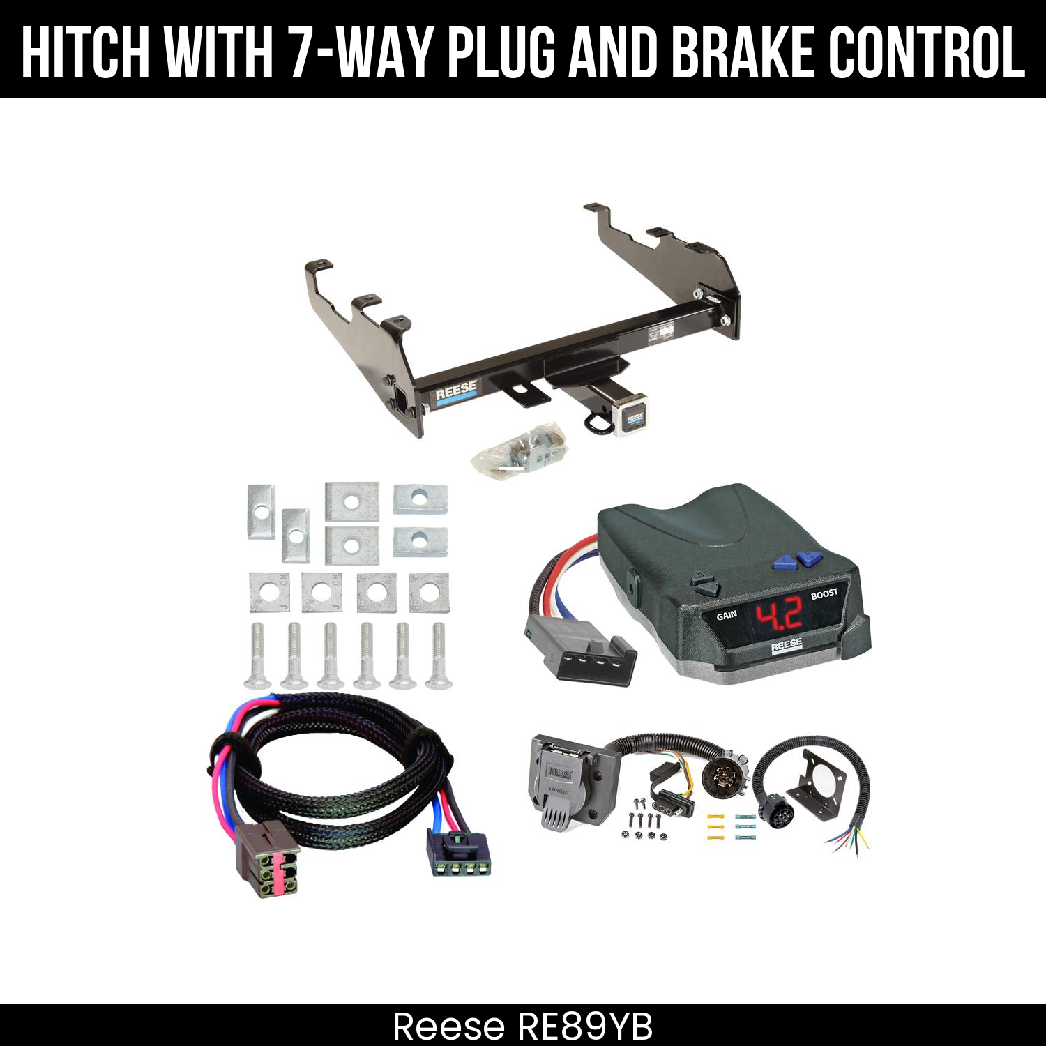 Trailer Hitch , 7-Way , Reese Brake EVN Control