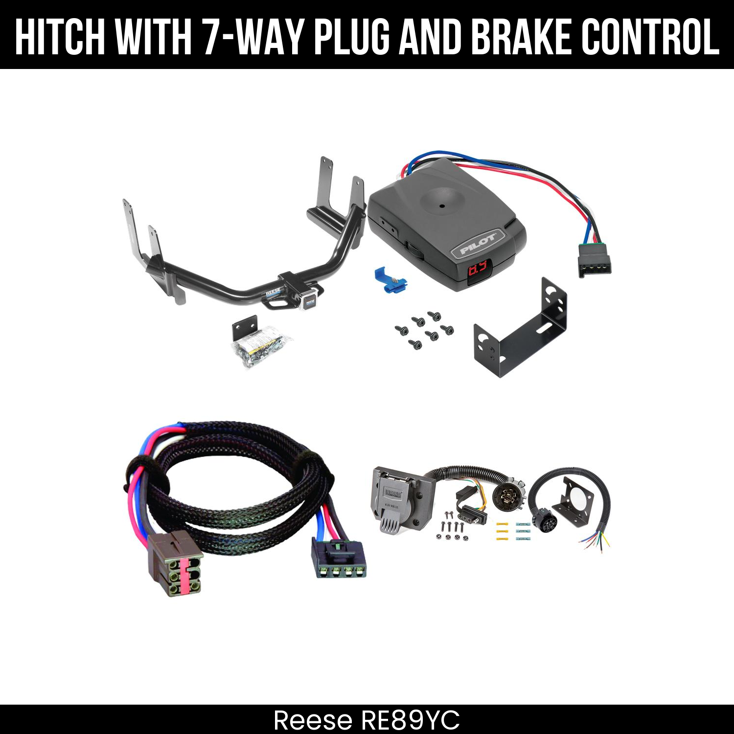 Trailer Hitch , 7-Way , Pro Series Pilot Brake Control