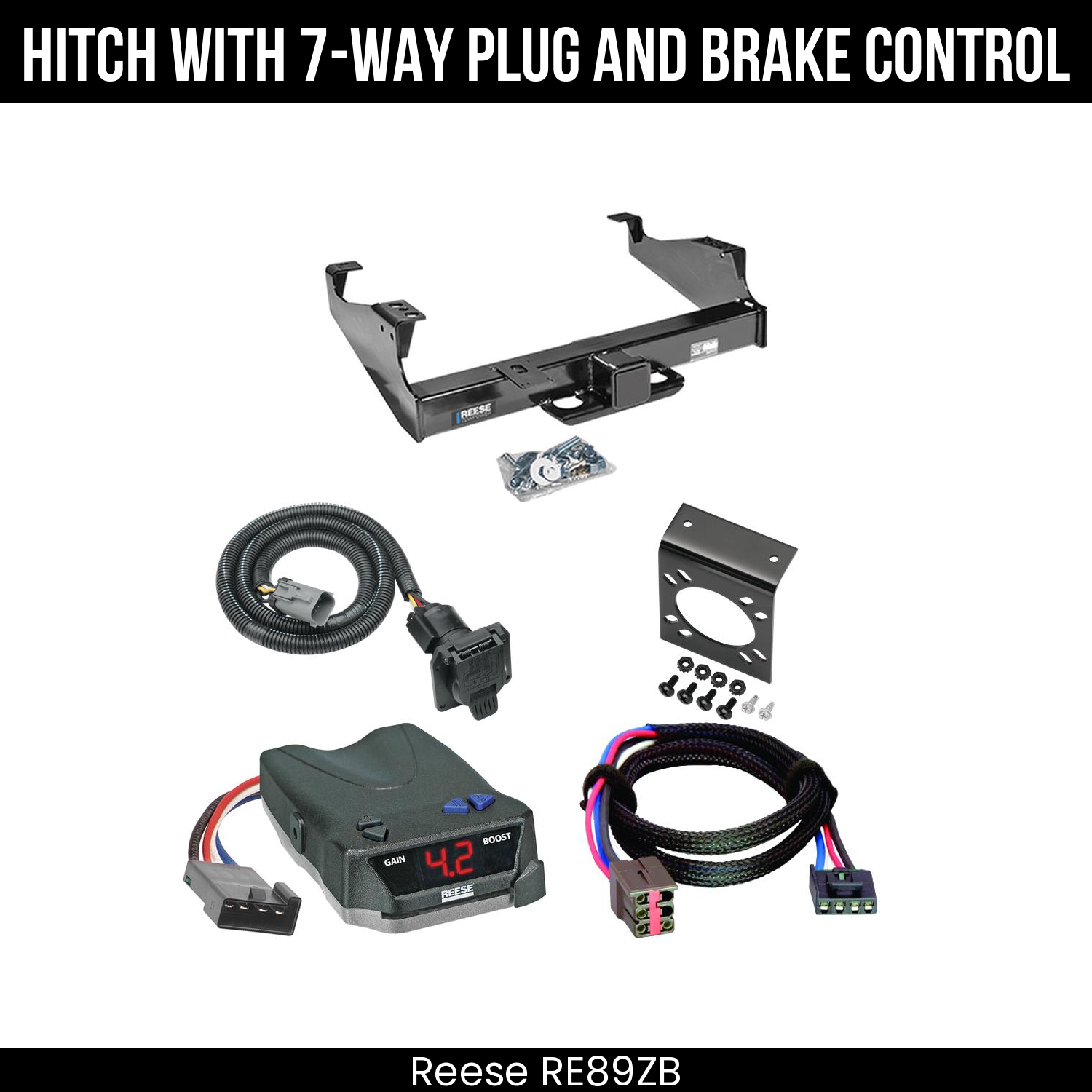Trailer Hitch , 7-Way , Reese Brake EVN Control