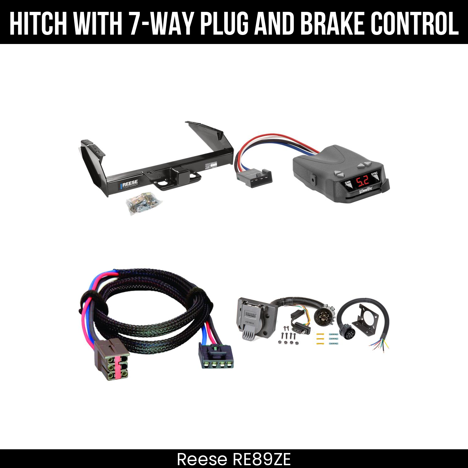 Trailer Hitch , 7-Way , Draw-Tite Activator IV Brake Control