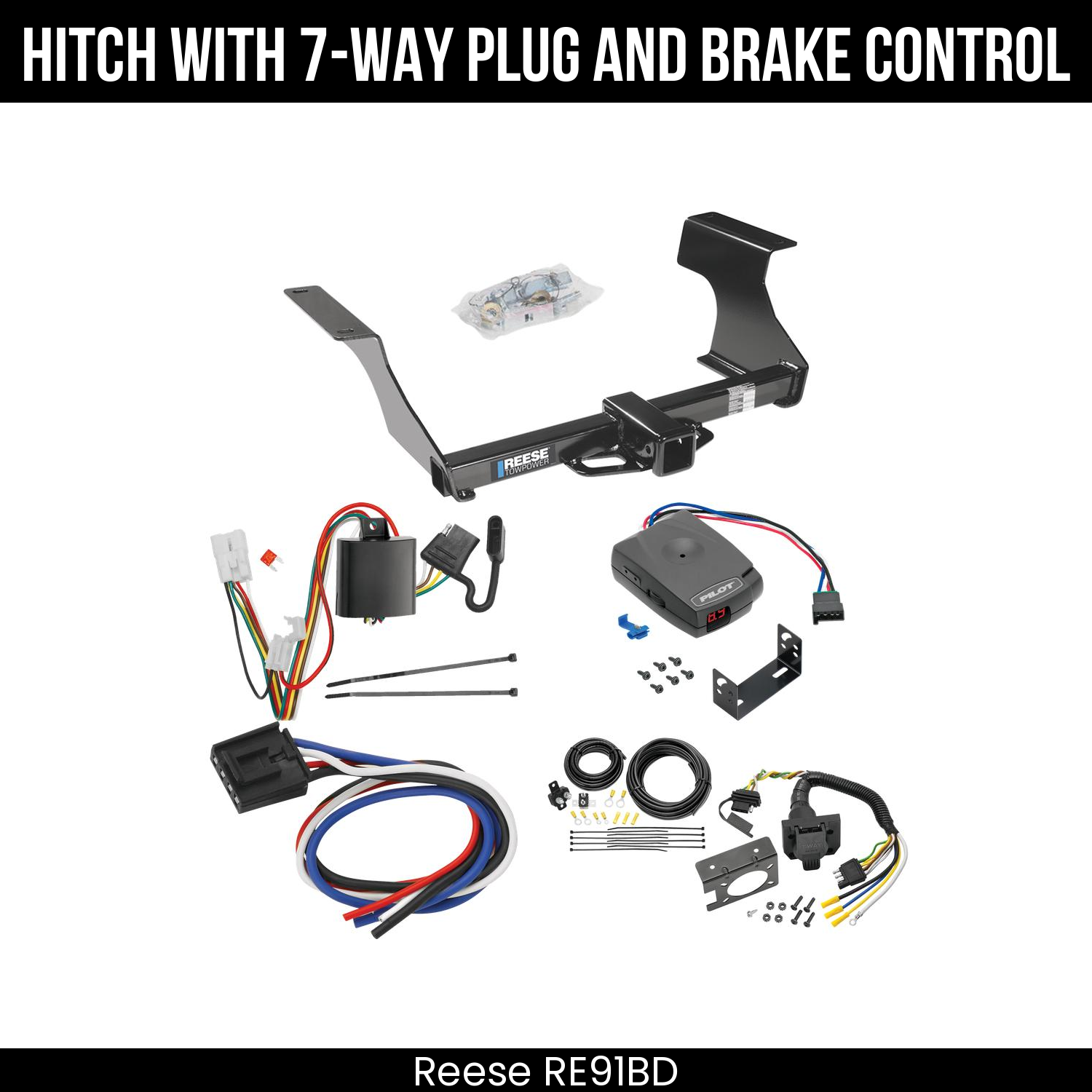 Trailer Hitch , 7-Way , Pro Series Pilot Brake Control