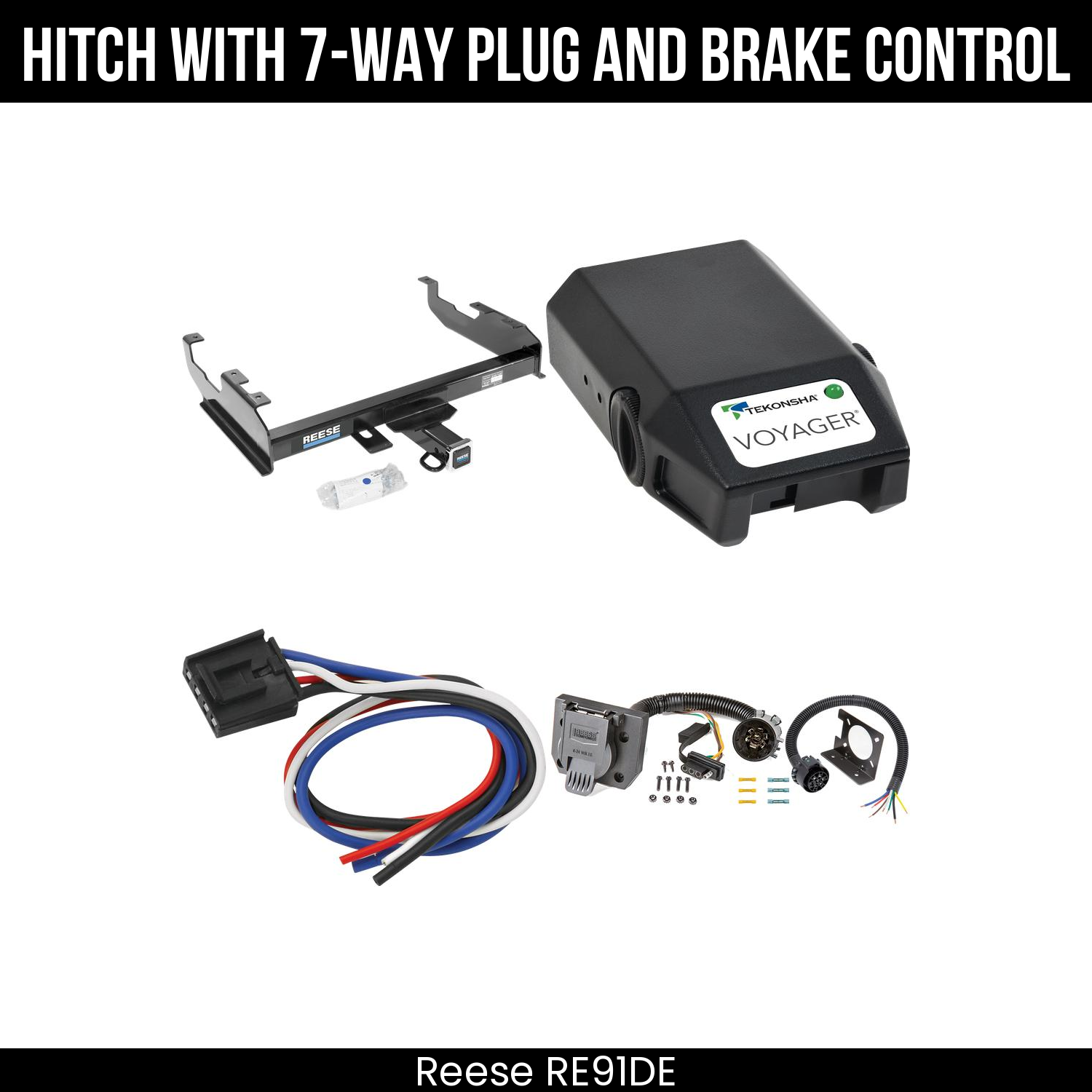 Trailer Hitch , 7-Way , Tekonsha Voyager Brake Control