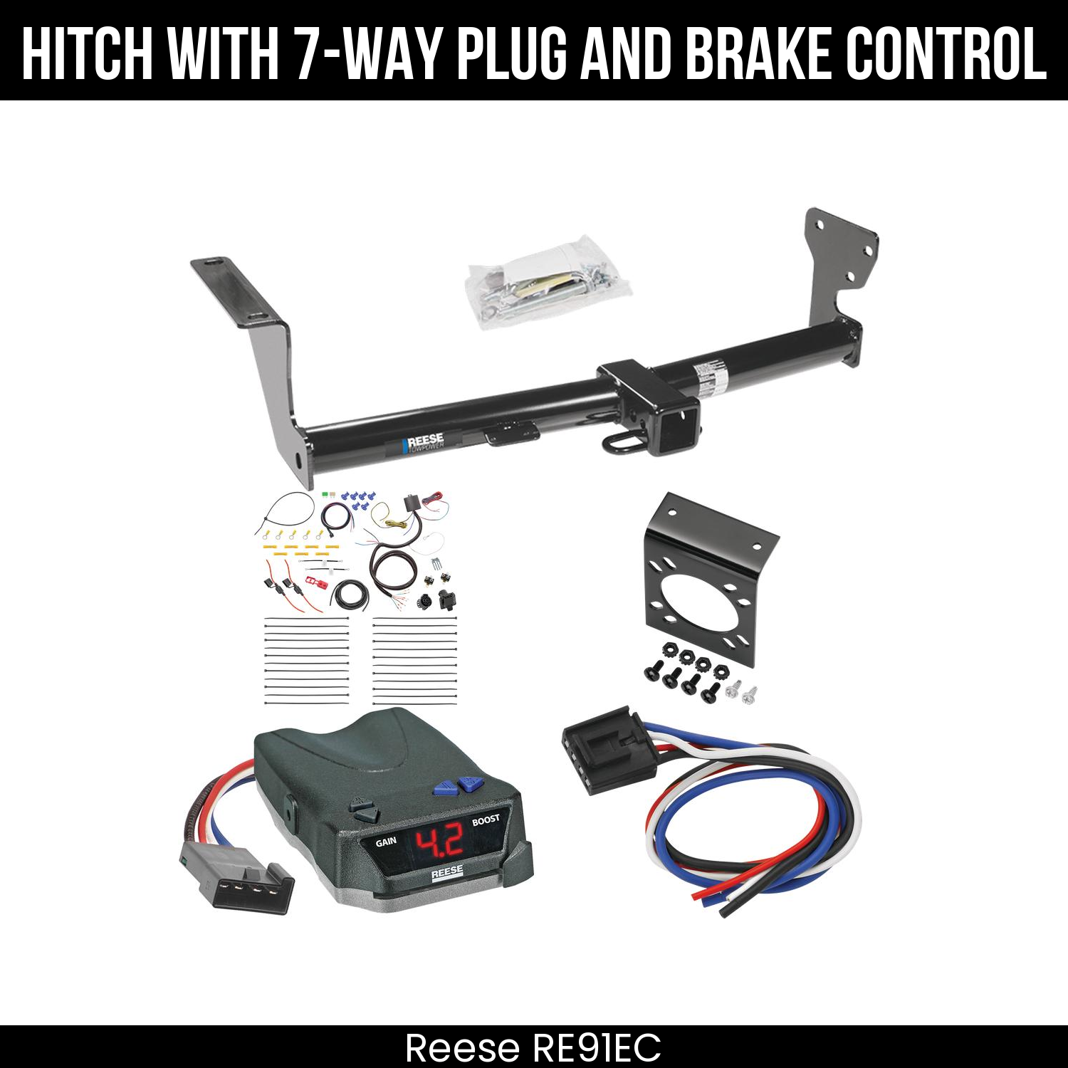 Trailer Hitch , 7-Way , Reese Brake EVN Control