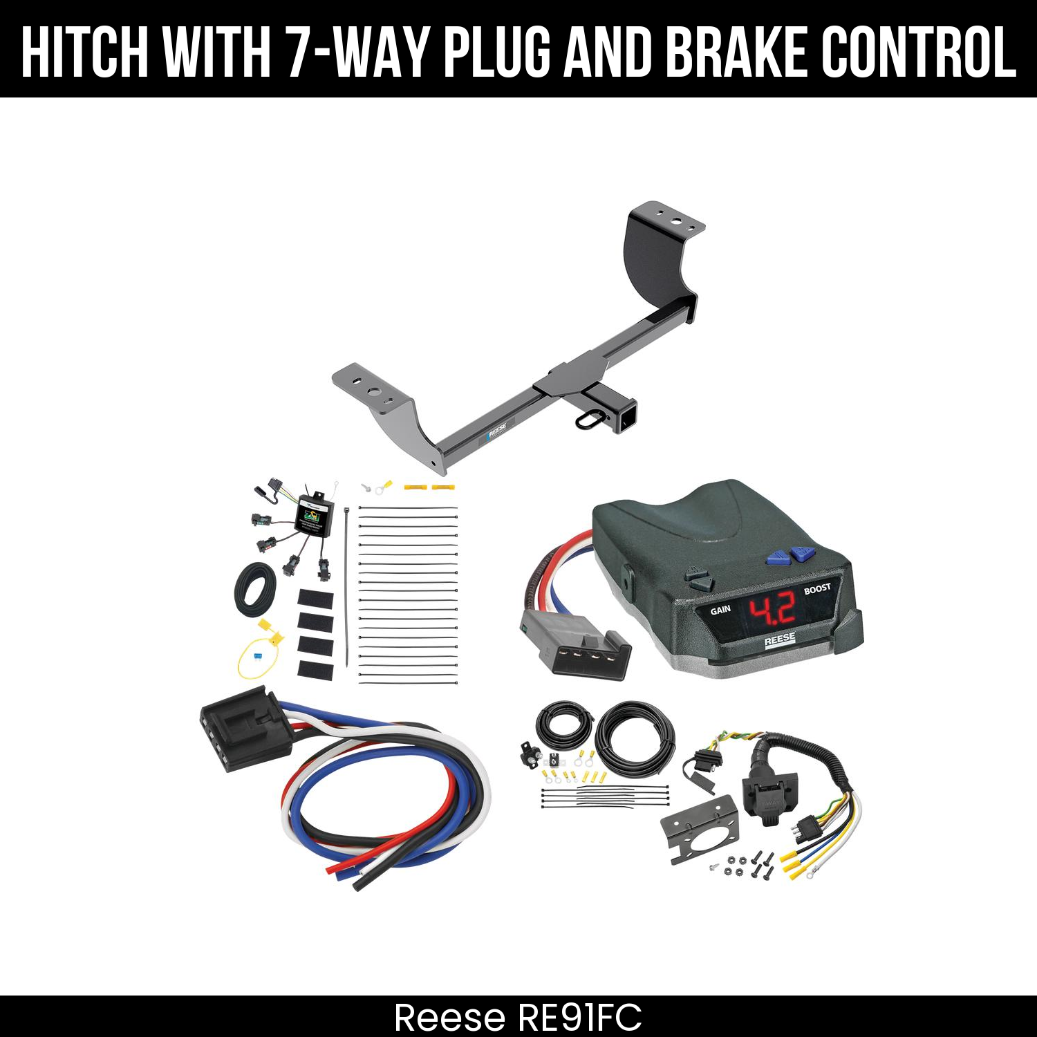 Trailer Hitch , 7-Way , Reese Brake EVN Control