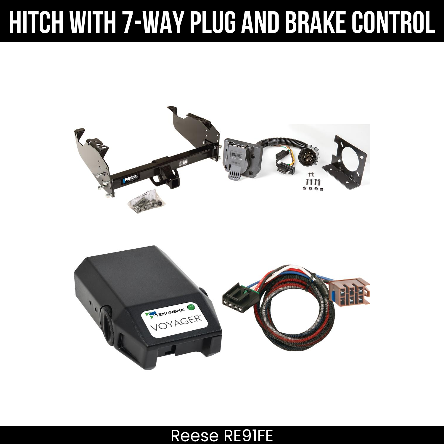 Trailer Hitch , 7-Way , Tekonsha Voyager Brake Control