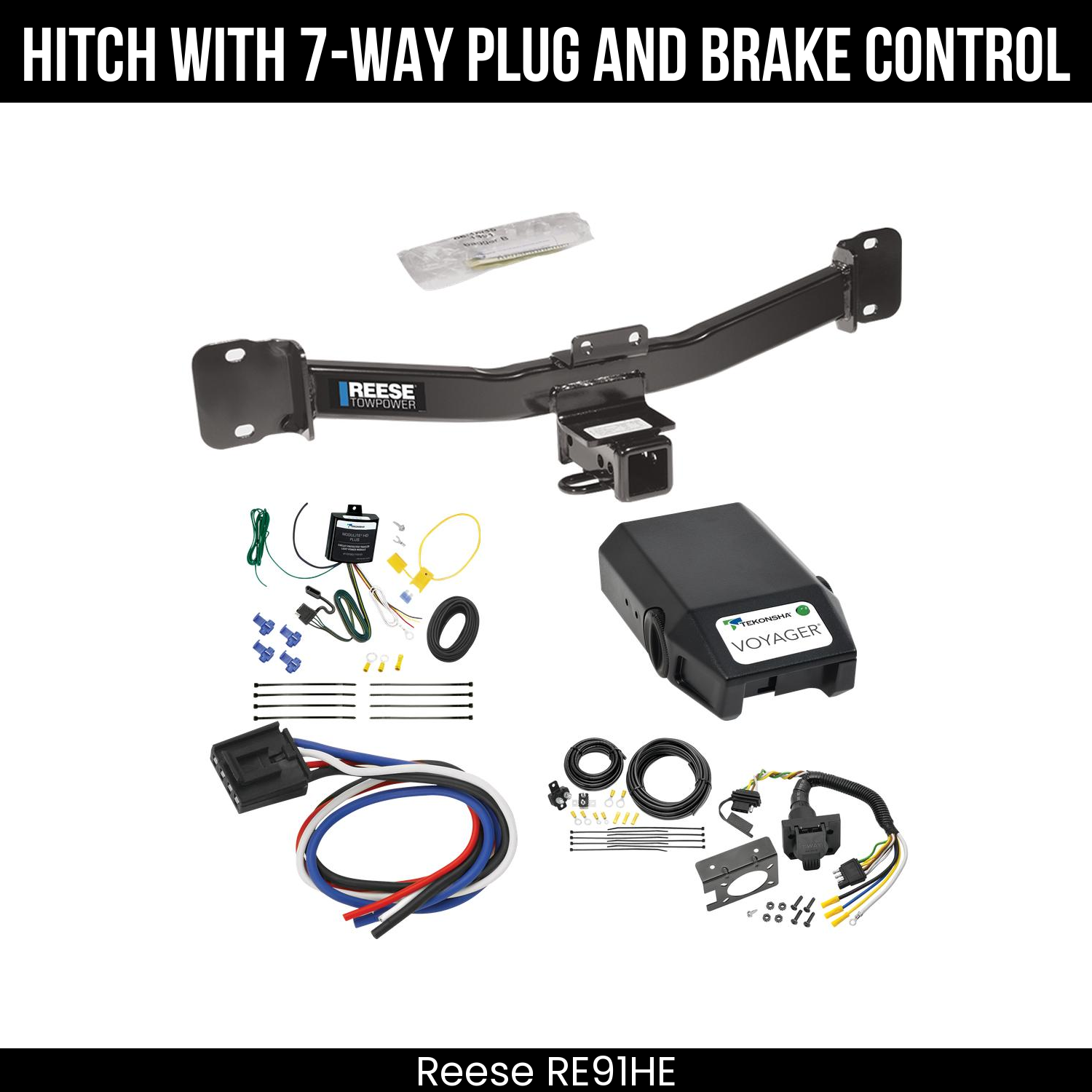 Trailer Hitch , 7-Way , Tekonsha Voyager Brake Control