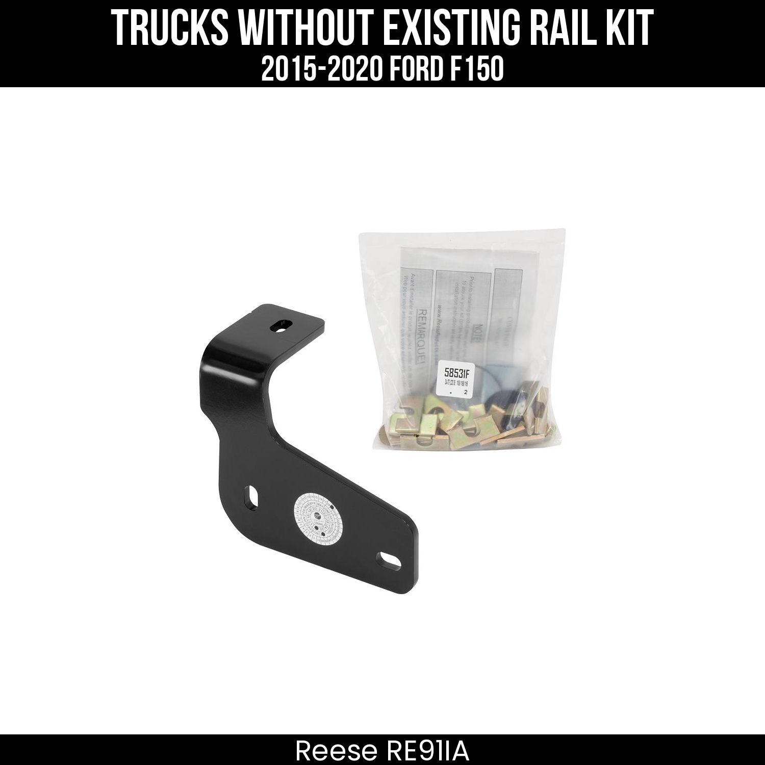 5th Wheel Hitch Bracket Kit
