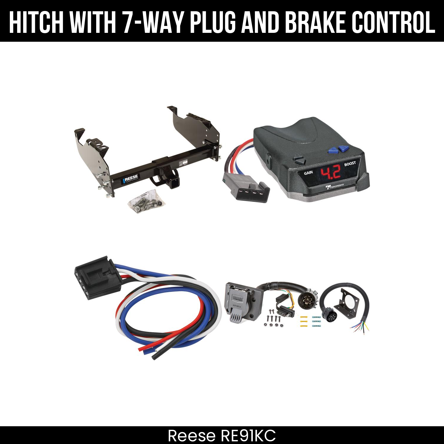 Trailer Hitch , 7-Way , Tekonsha Brake EVN Control