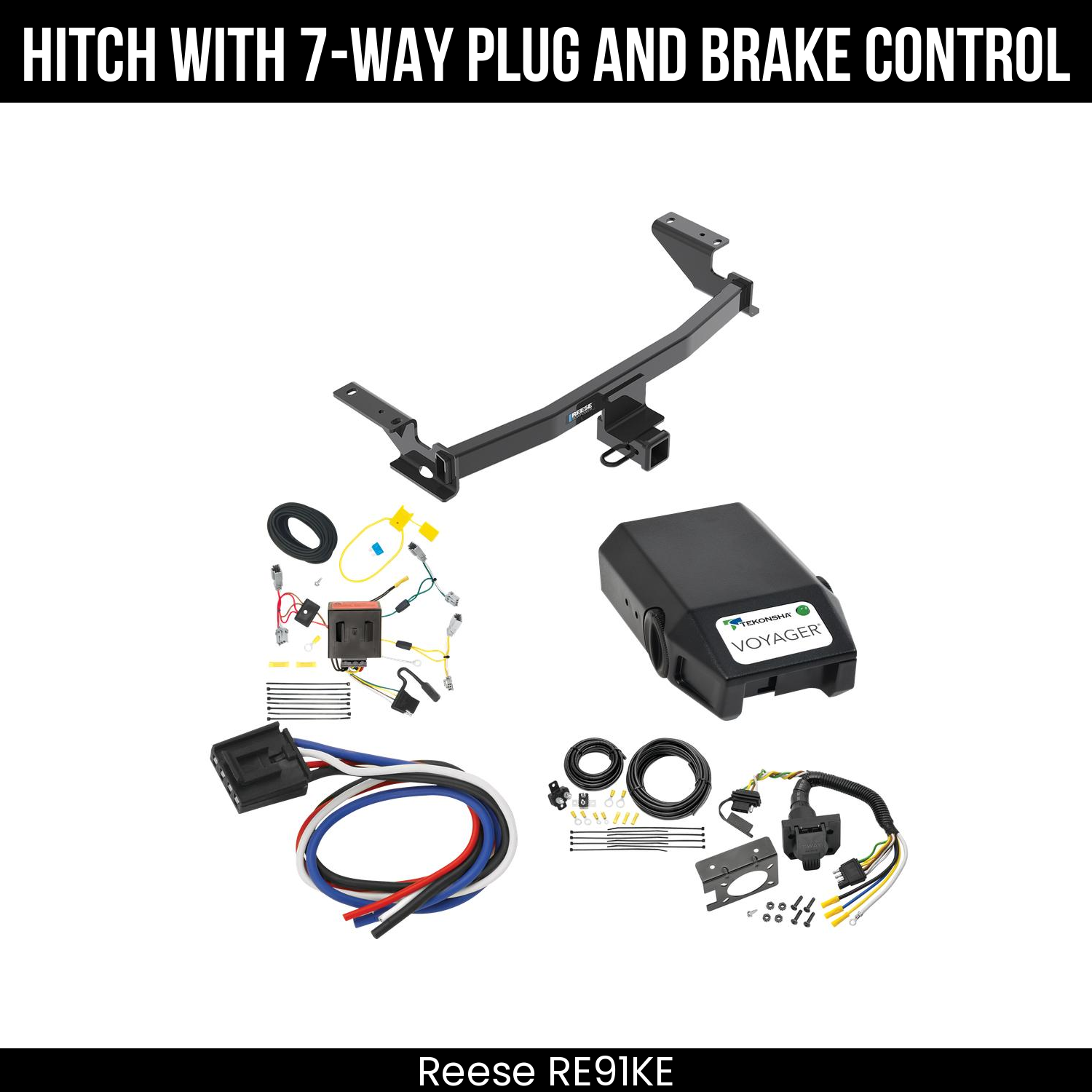 Trailer Hitch , 7-Way , Tekonsha Voyager Brake Control
