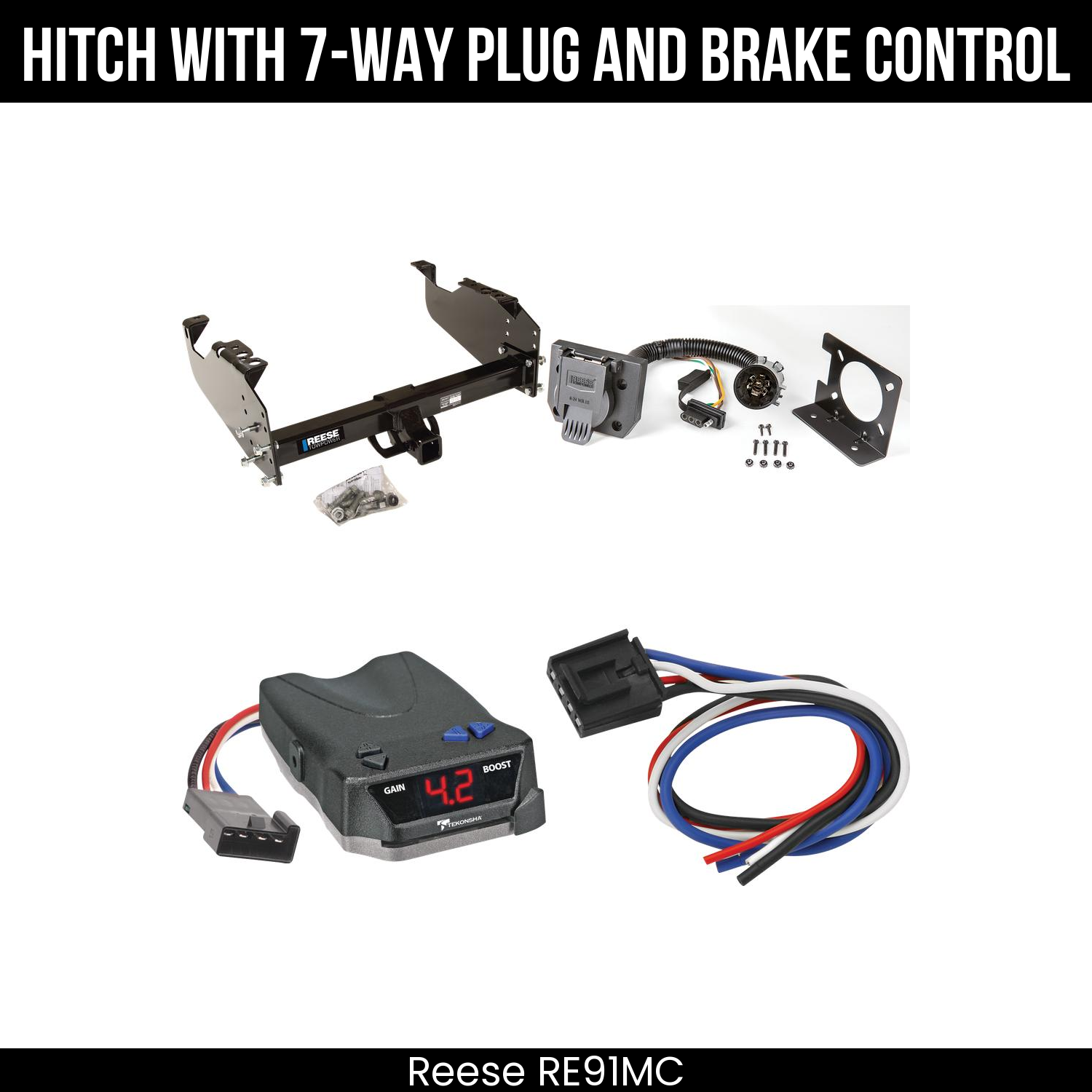 Trailer Hitch , 7-Way , Tekonsha Brake EVN Control
