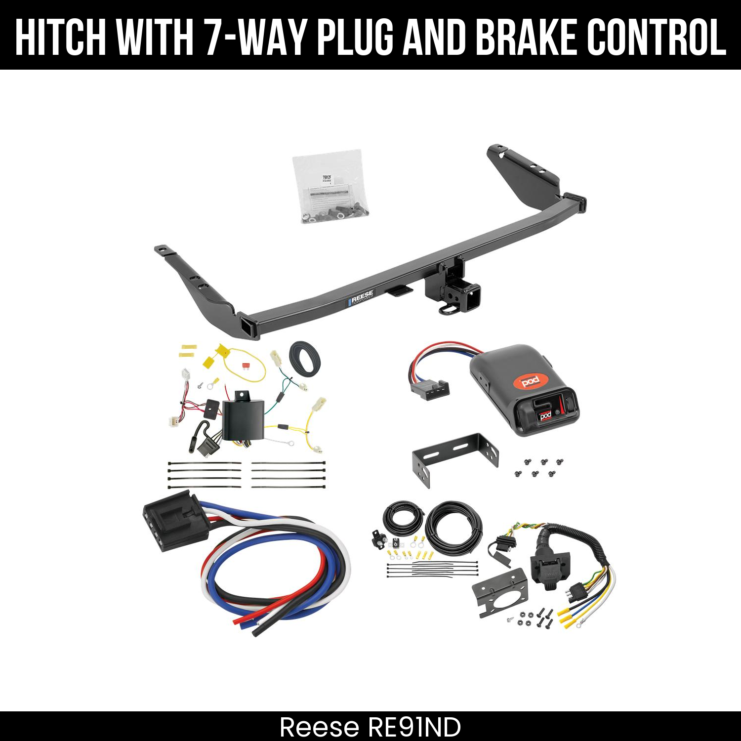 Trailer Hitch , 7-Way , Pro Series POD Brake Control