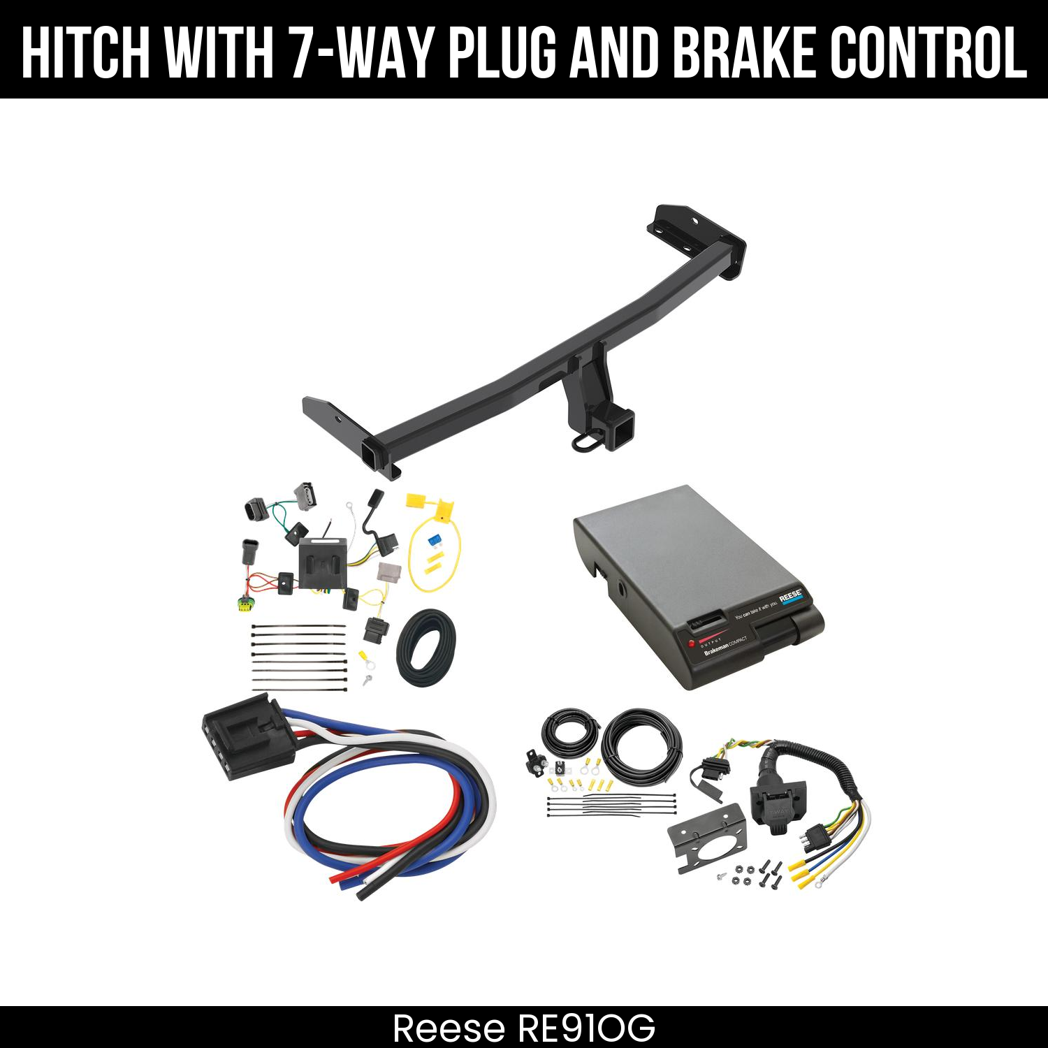 Trailer Hitch , 7-Way , Reese Brakeman Brake Control