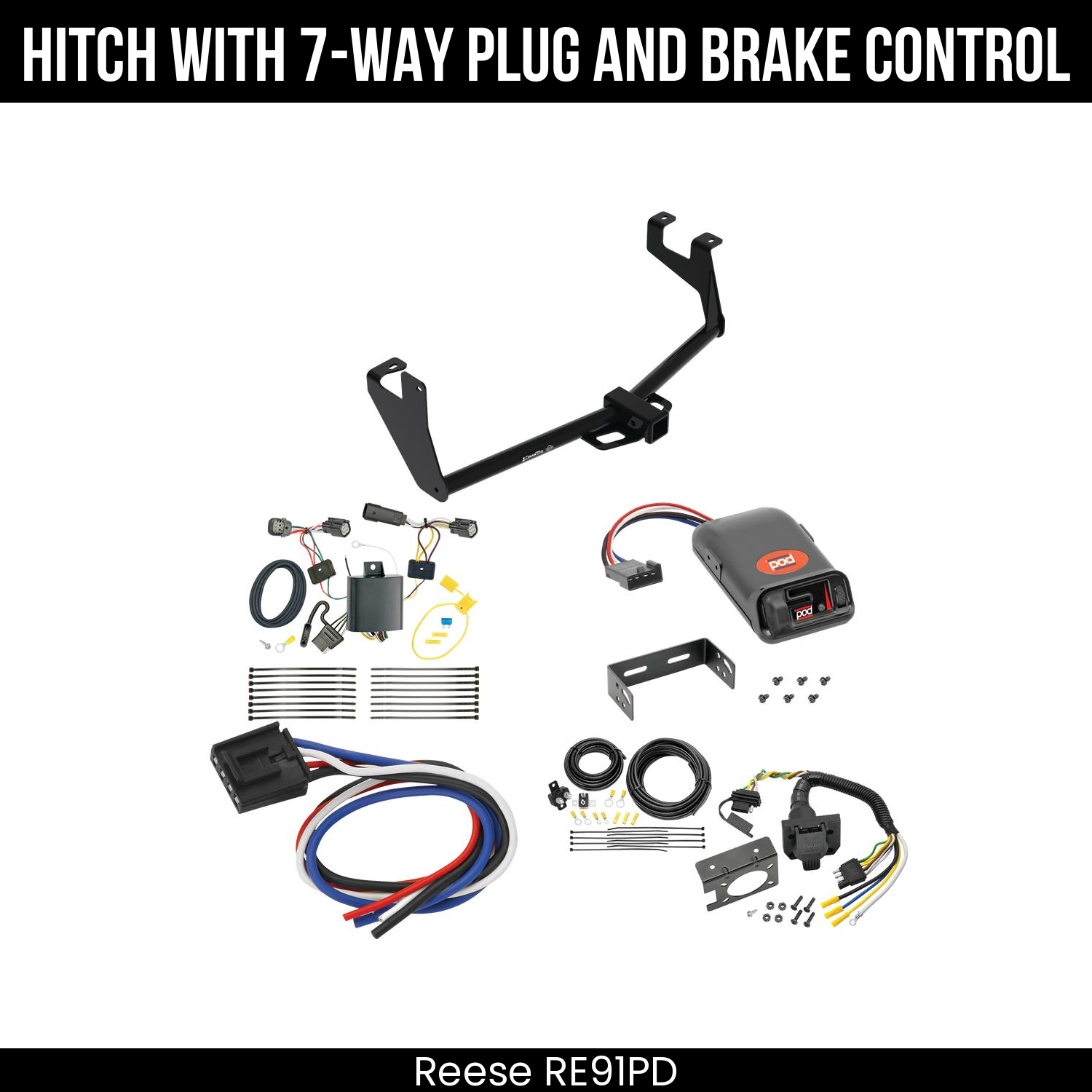Trailer Hitch , 7-Way , Pro Series POD Brake Control