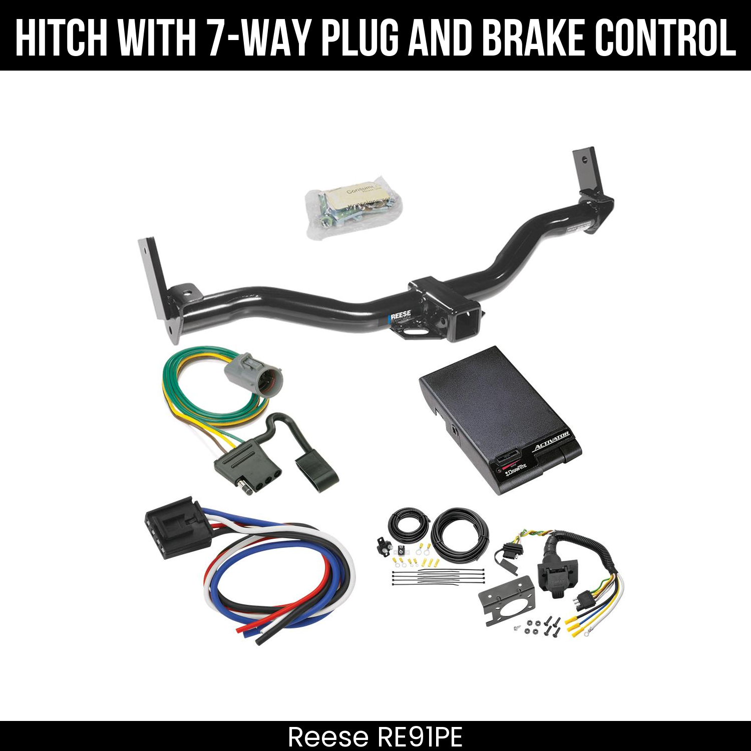 Trailer Hitch , 7-Way , Draw-Tite Activator Brake Control